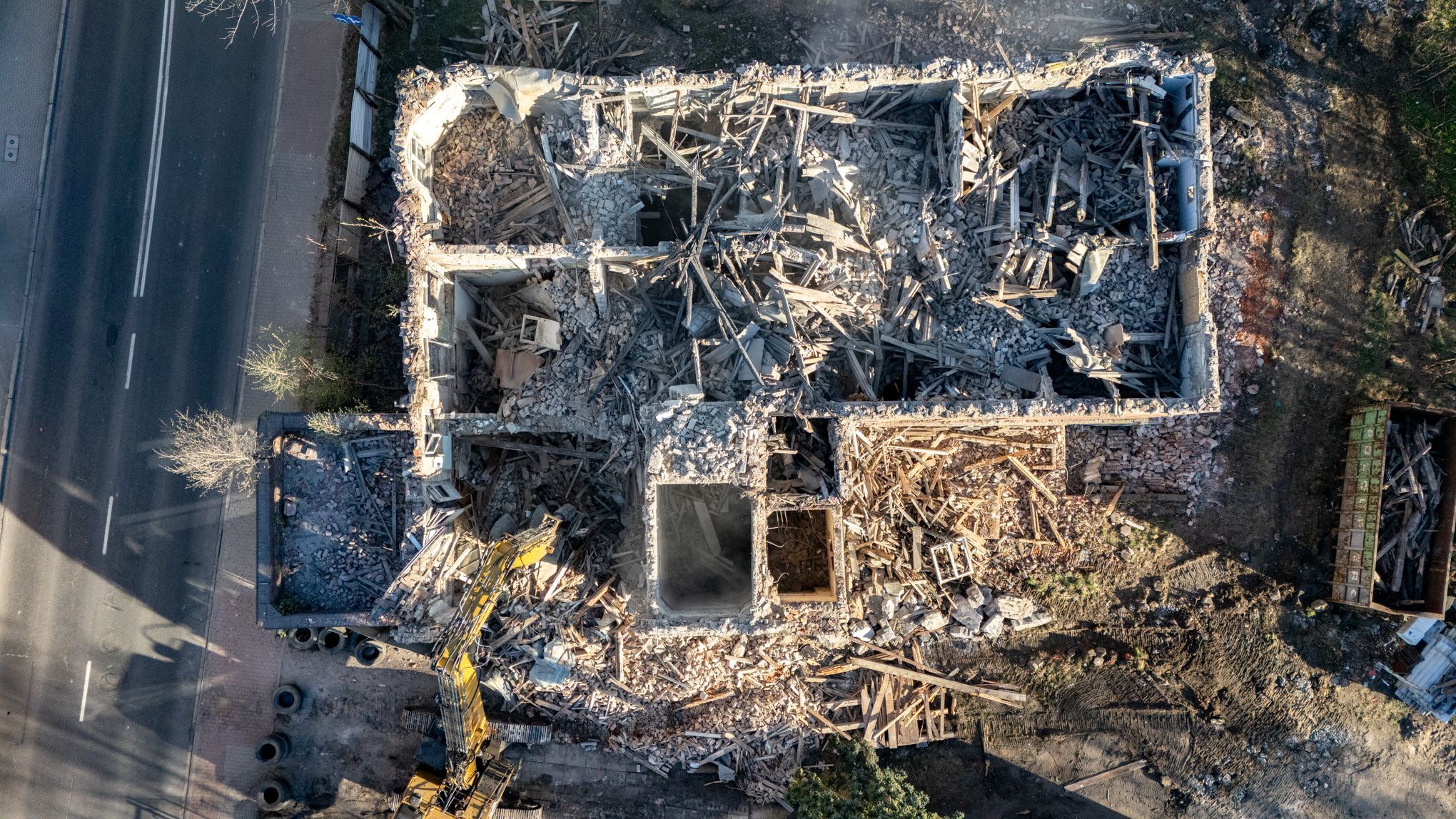 Prace remontowe w budynku po b. Sanepidzie w Pile