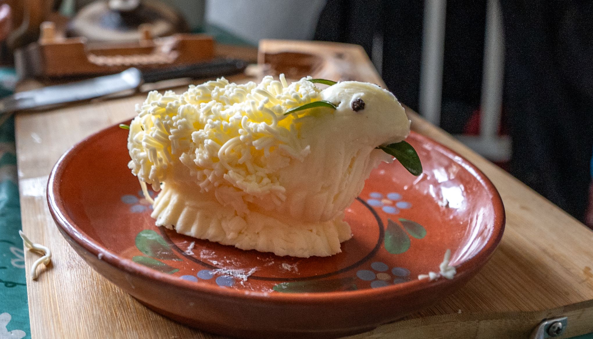 Wielkanoc, baranek z masła