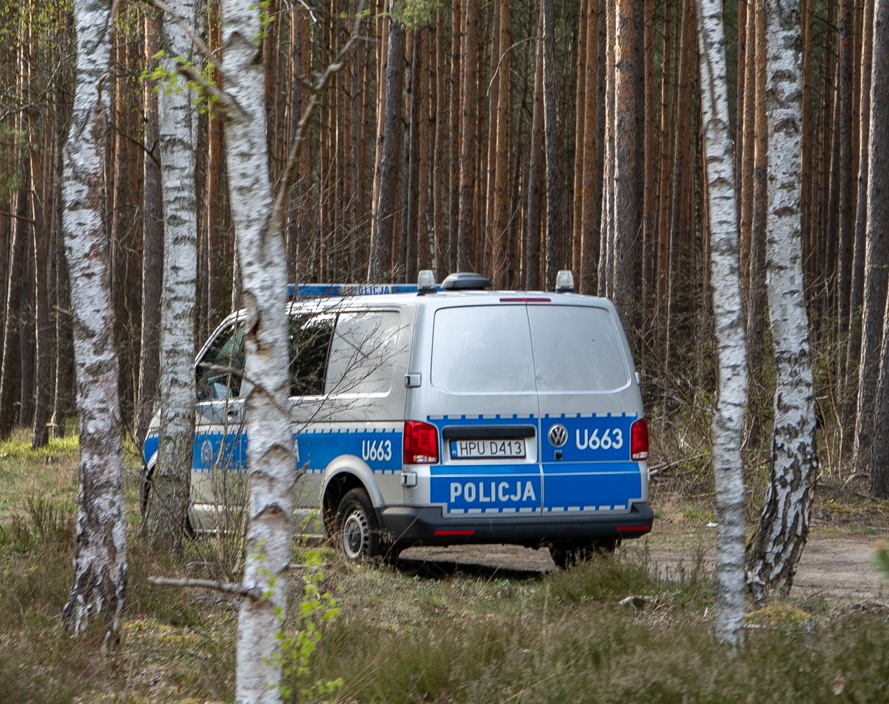 Miejsce znalezienia szczątków żołnierza niemieckiego III Rzeszy