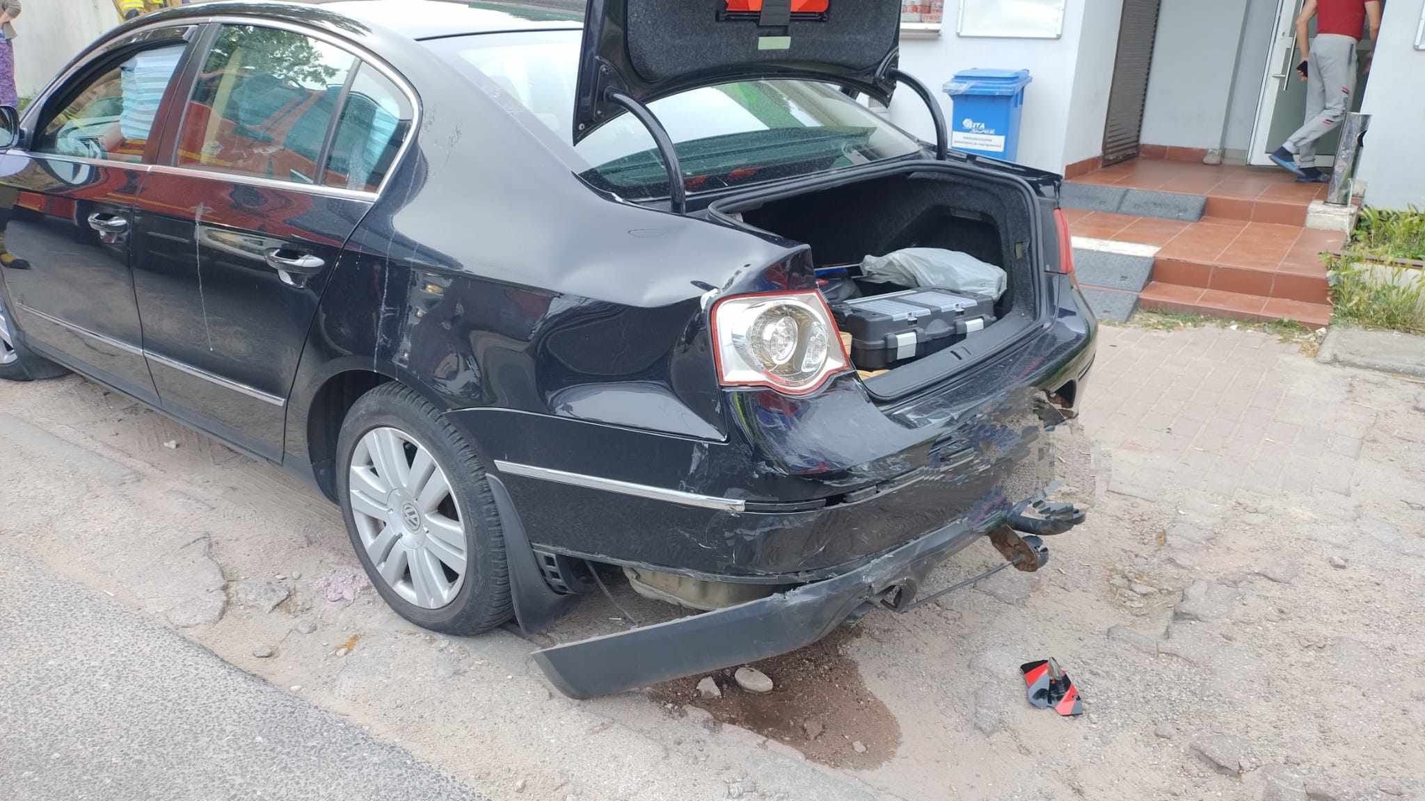 Zdarzenie drogowe z udziałem motocyklisty w Płocku 