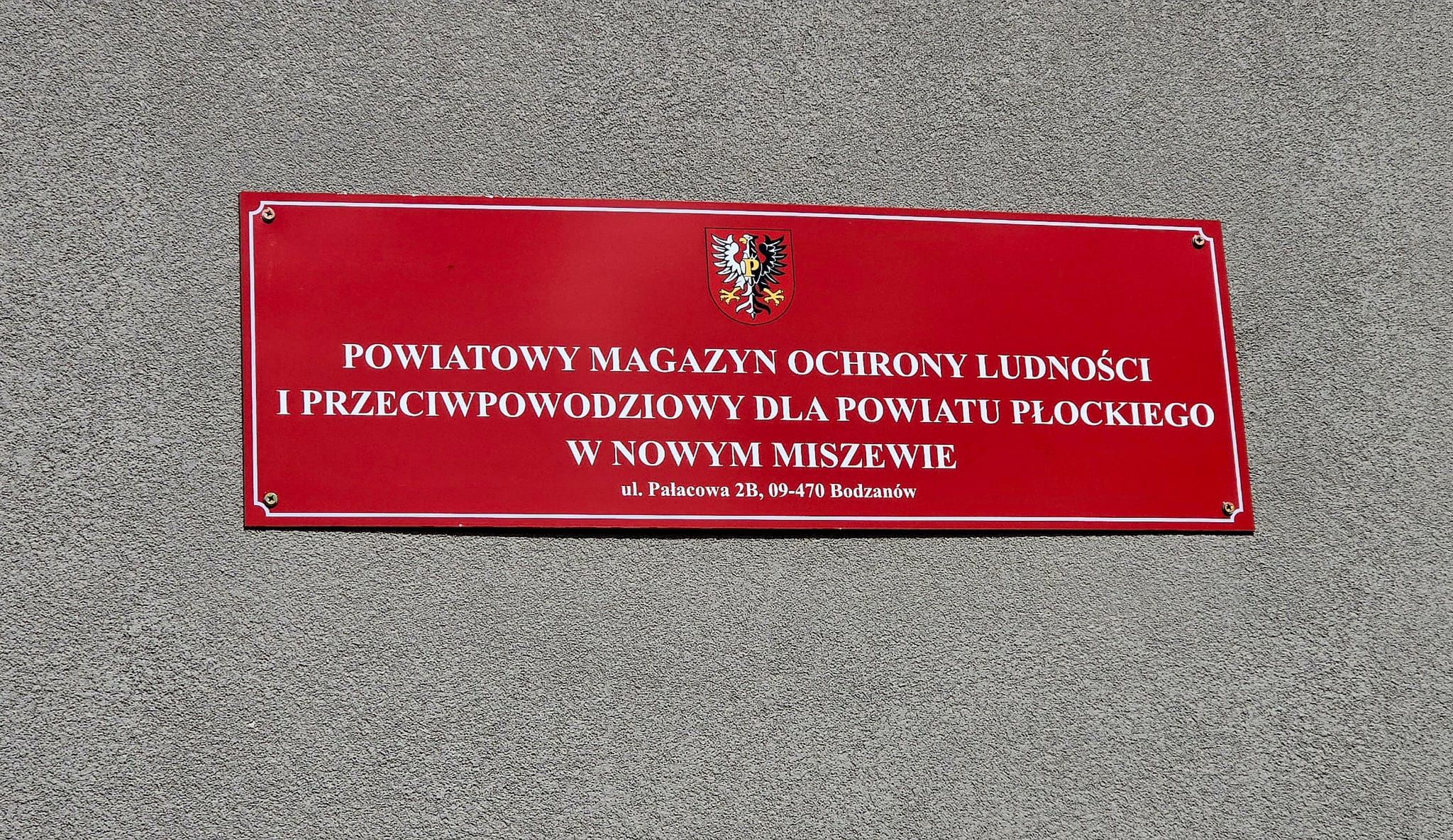 Pierwszy magazyn w powiecie płockim 