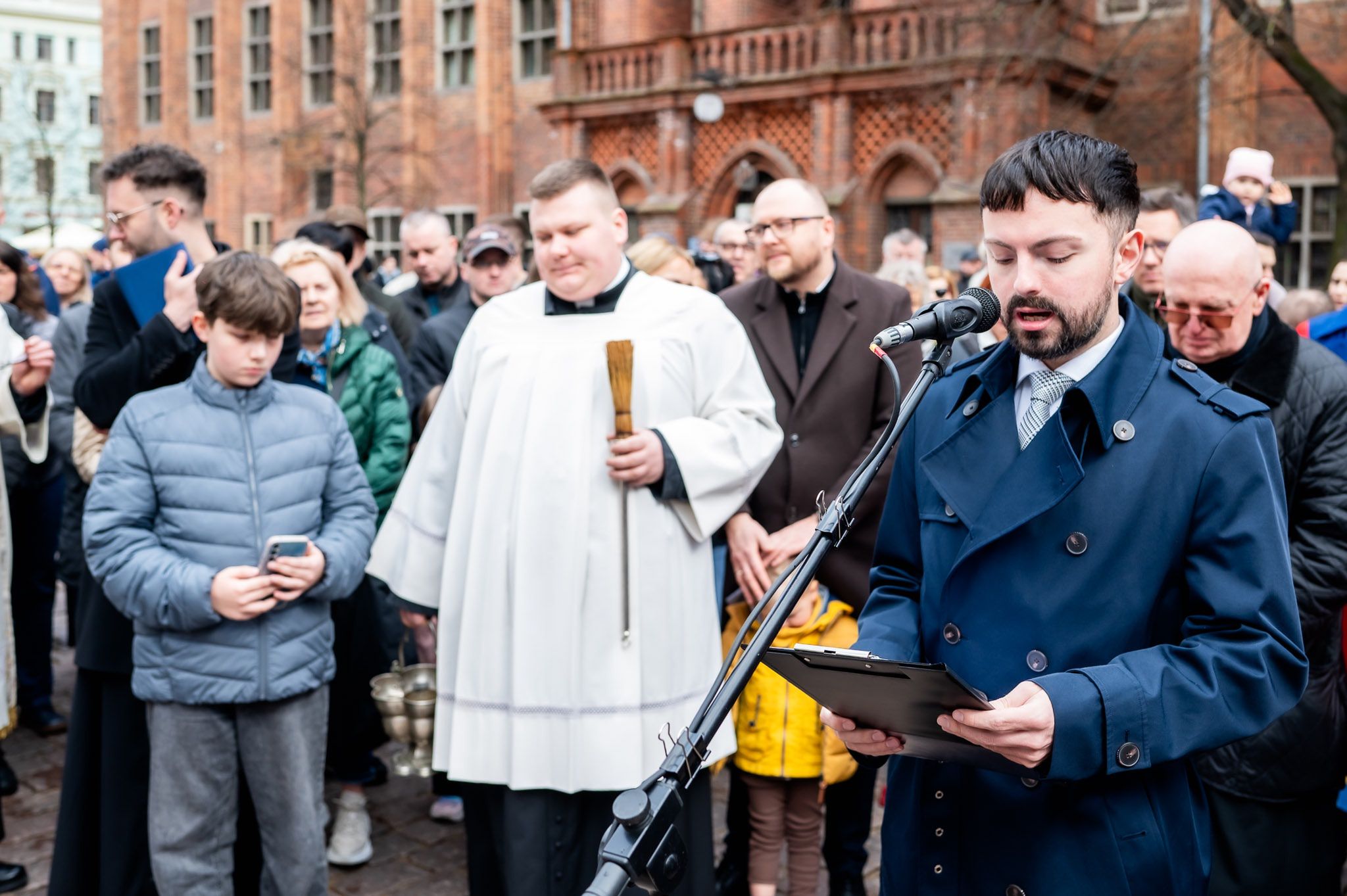 Tłumy na toruńskiej święconce.