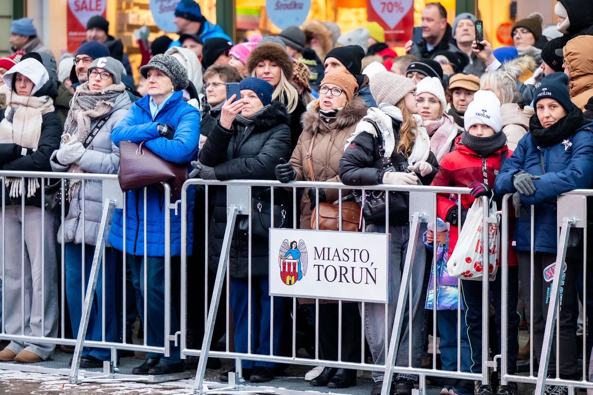 Scena plenerowa na Rynku Staromiejskim