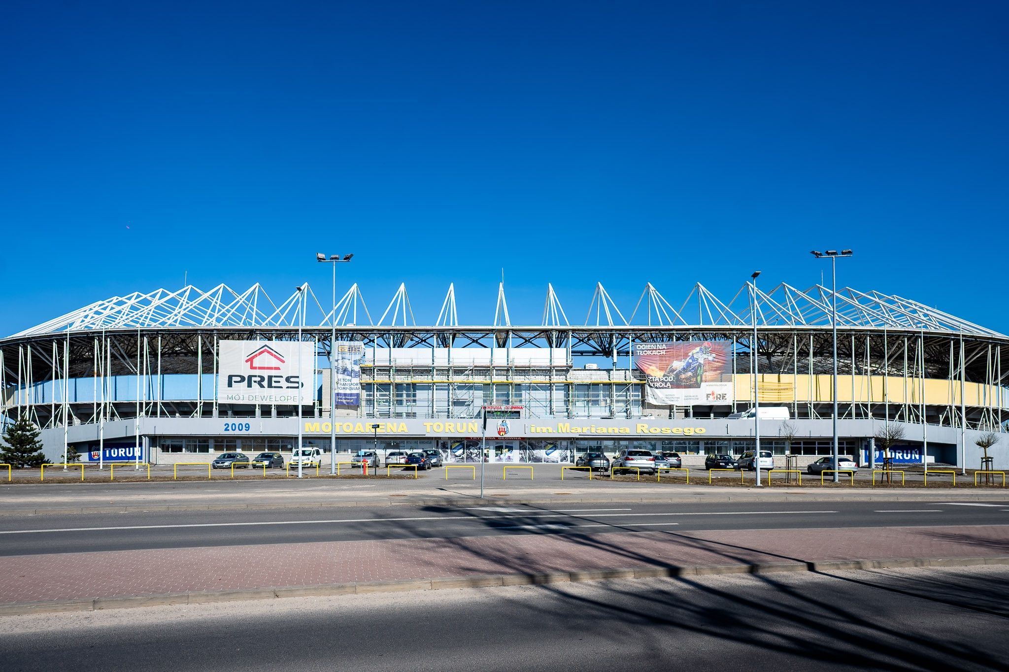Przebudowa wieżyczki na Motoarenie