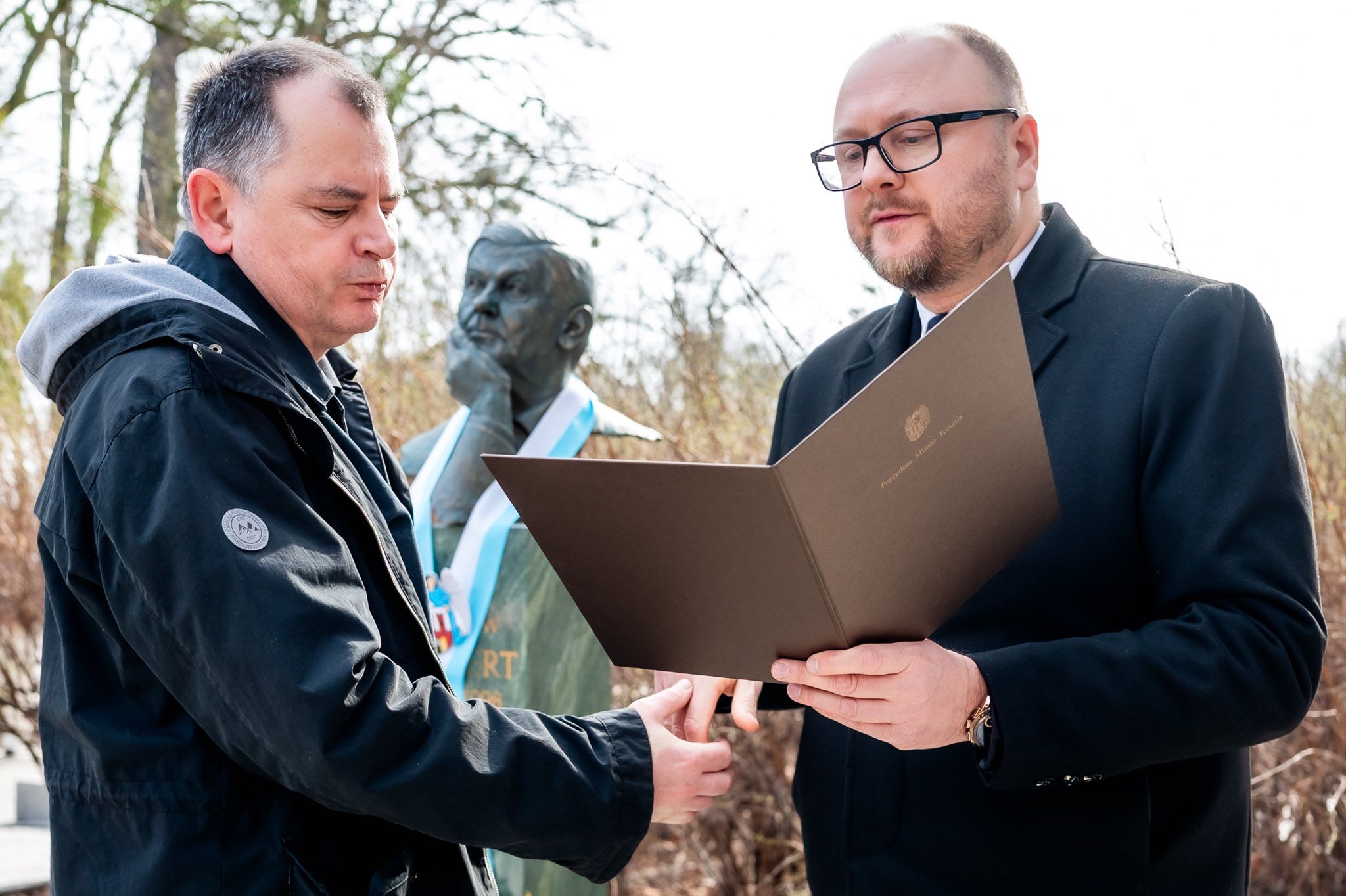Odsłonięcie Pomnika Zbigniewa Herberta 