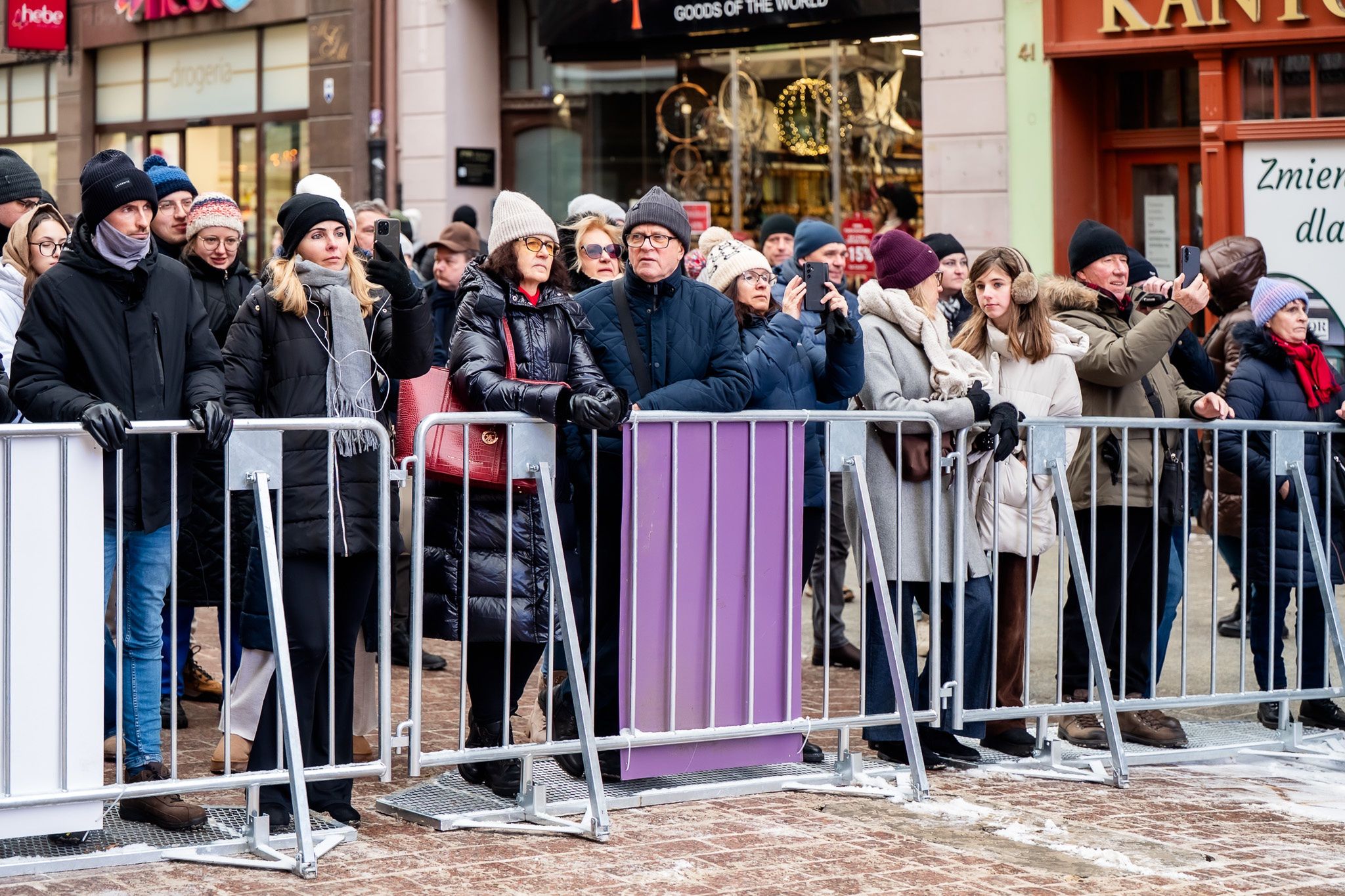 Scena plenerowa na Rynku Staromiejskim
