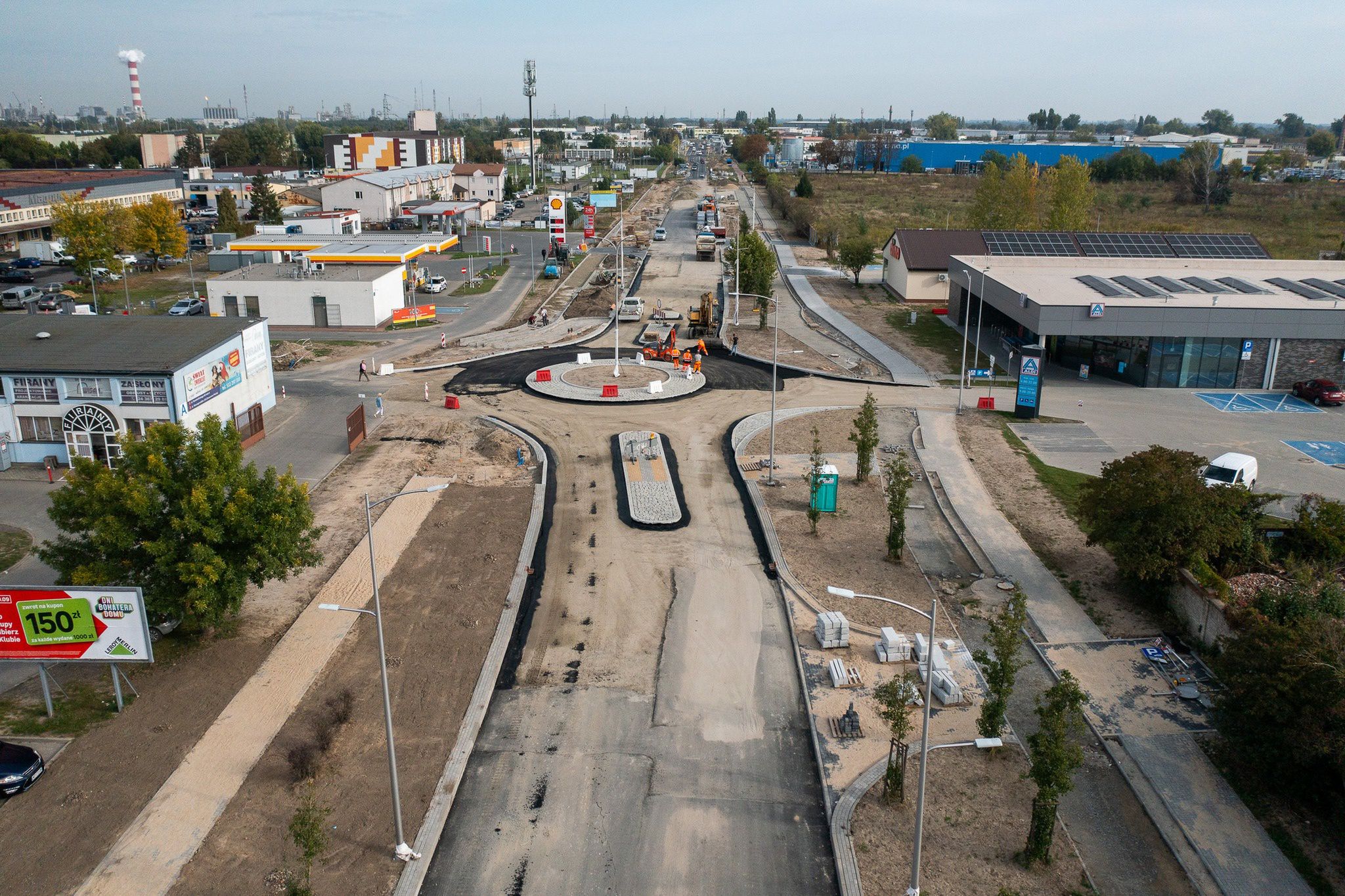 Asfaltowanie na ul. Przemysłowej 