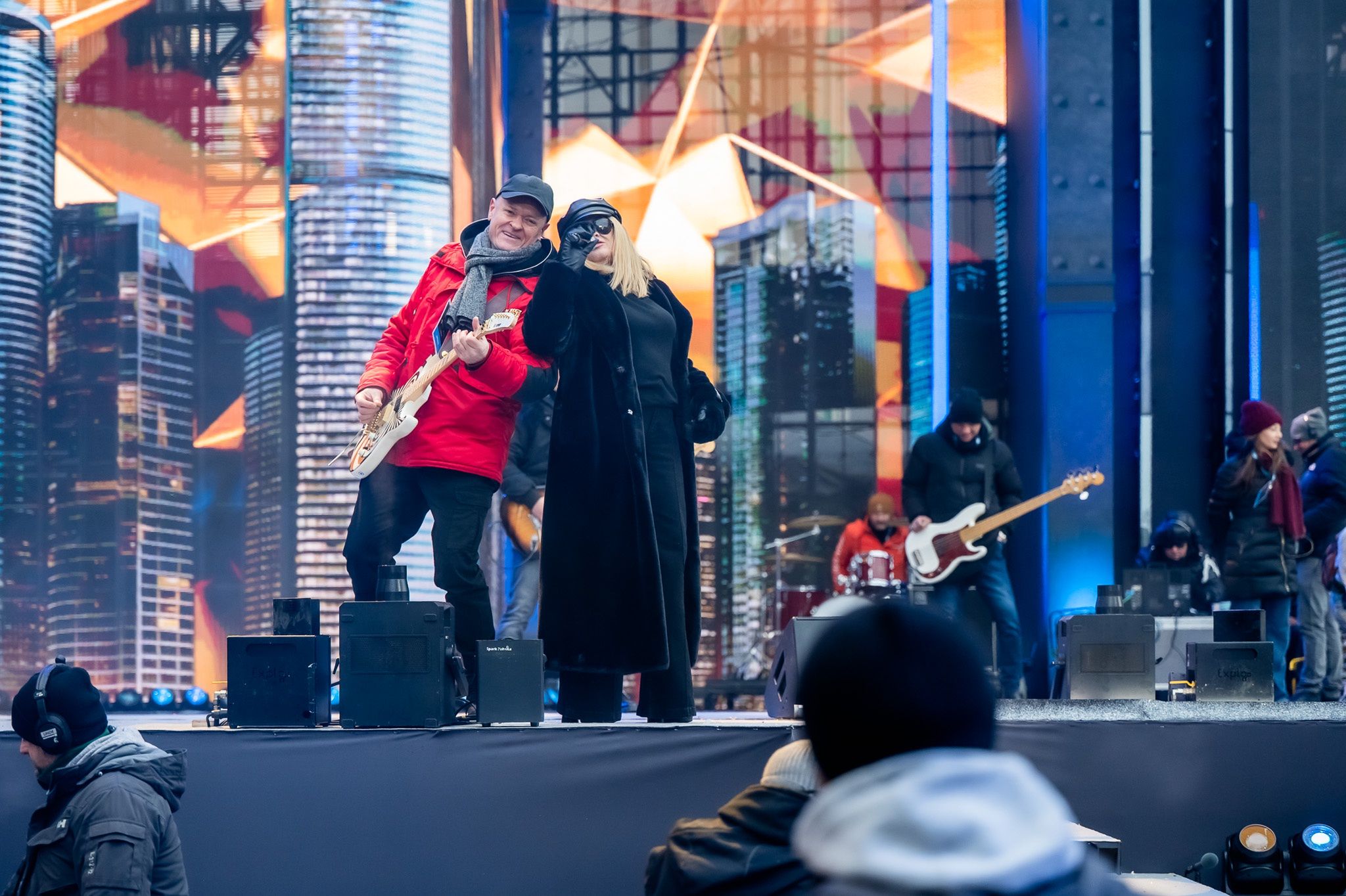 Scena plenerowa na Rynku Staromiejskim