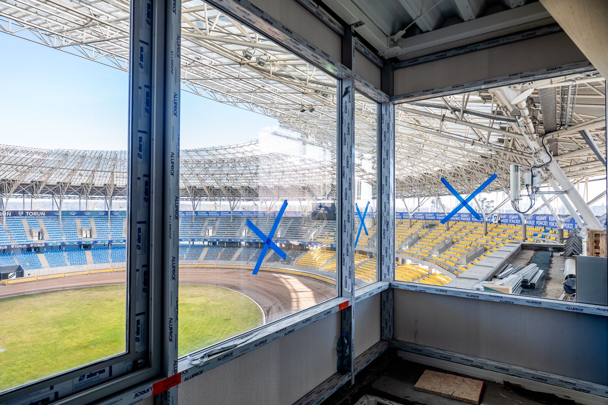 Przebudowa wieżyczki na Motoarenie 