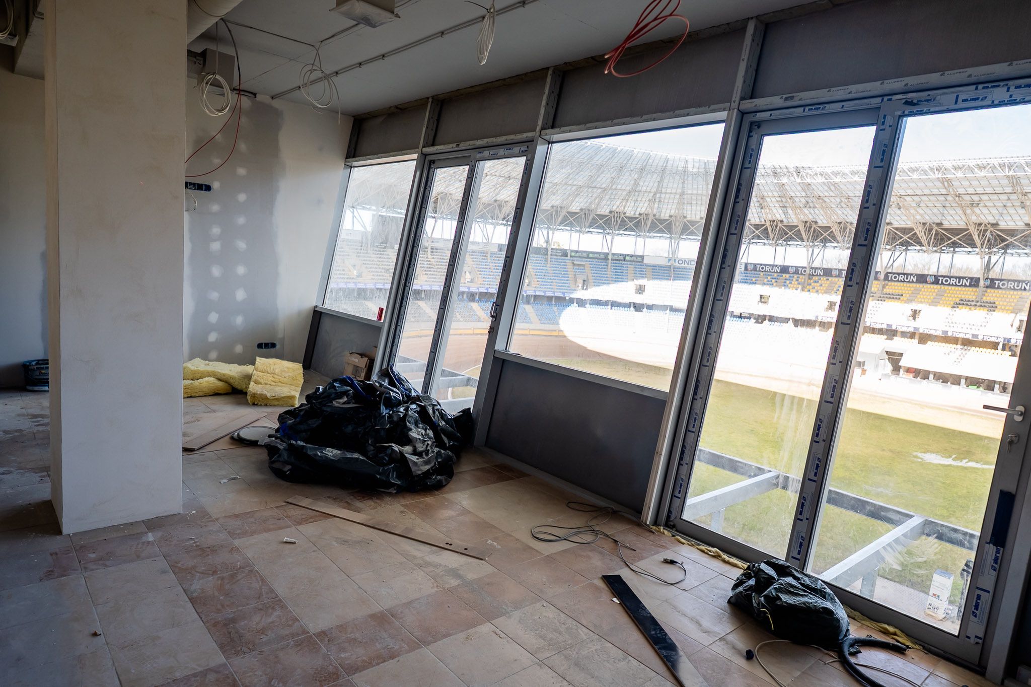 Przebudowa wieżyczki na Motoarenie