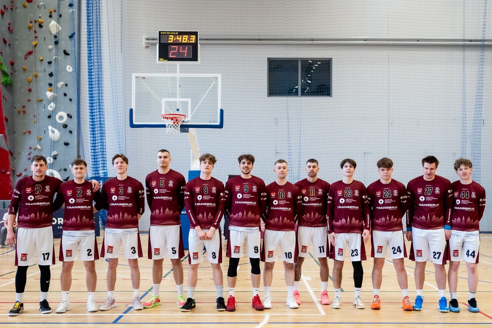 Granie dla Kobiet - mecz koszykarzy AZS UMK - GAK Gdynia
