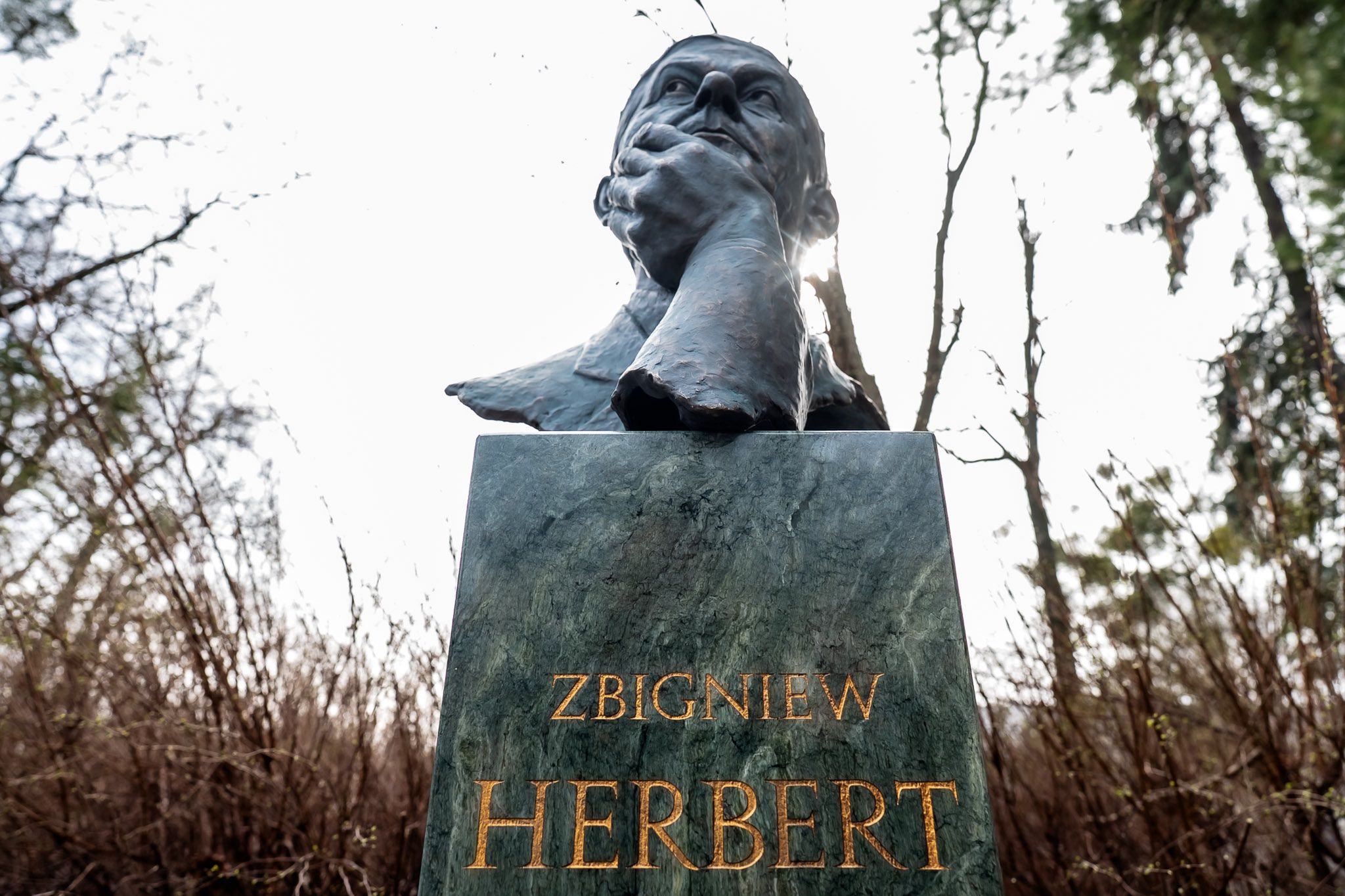 Odsłonięcie Pomnika Zbigniewa Herberta 