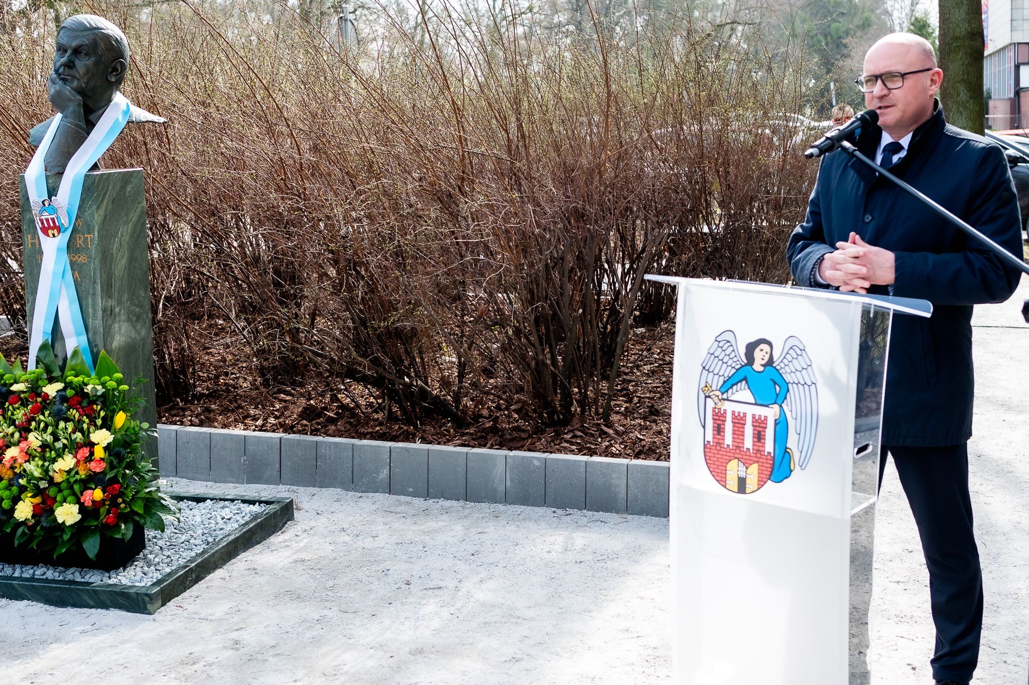 Odsłonięcie Pomnika Zbigniewa Herberta 