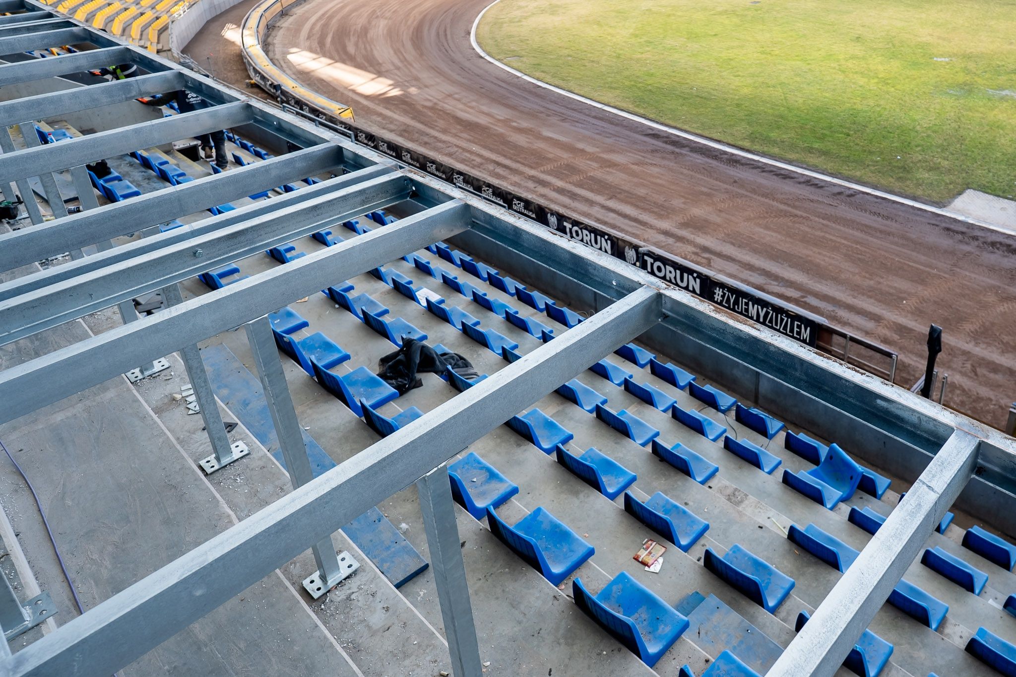 Przebudowa wieżyczki na Motoarenie