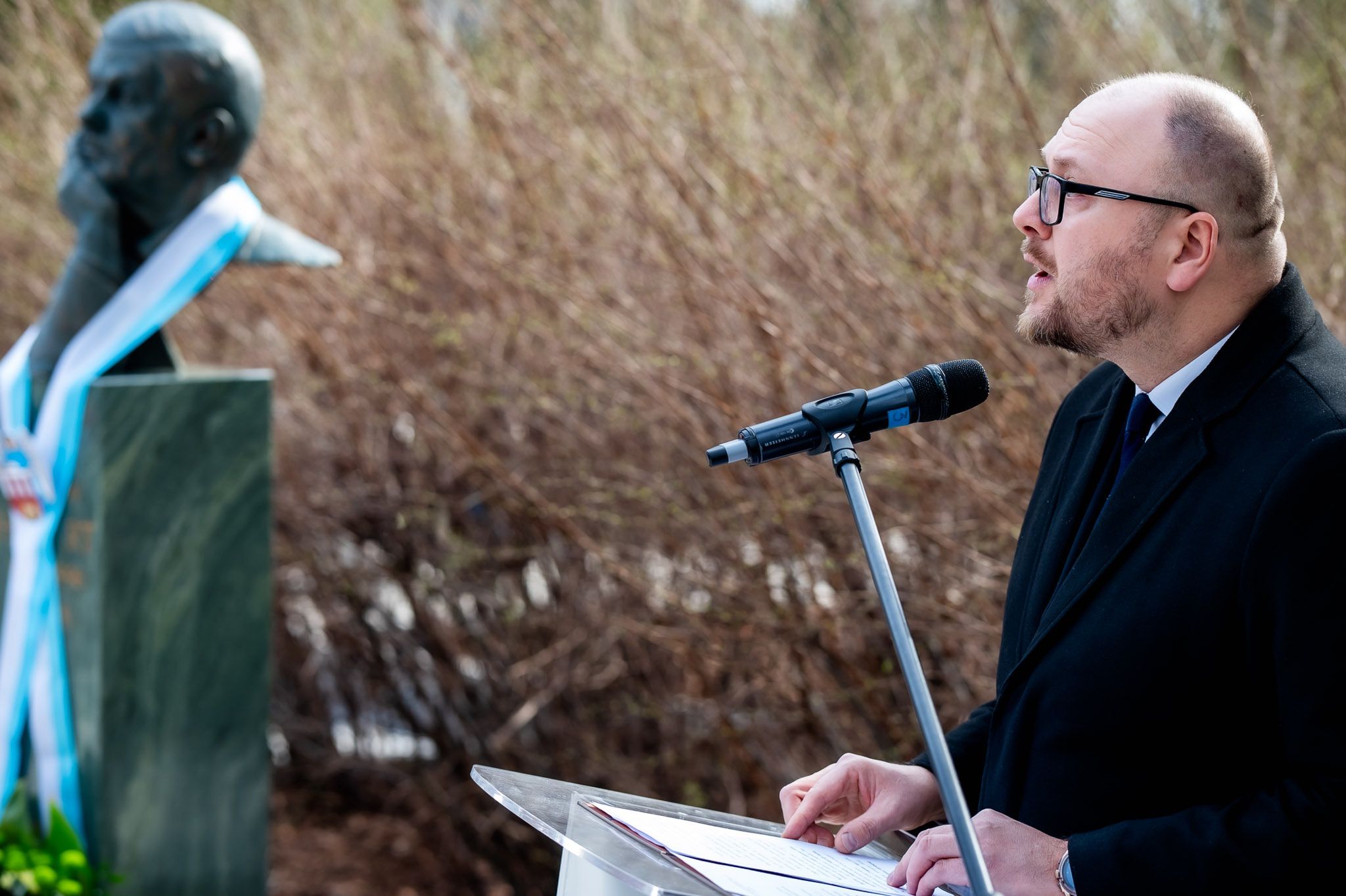 Osłonięcie Pomnika Zbigniewa Herberta