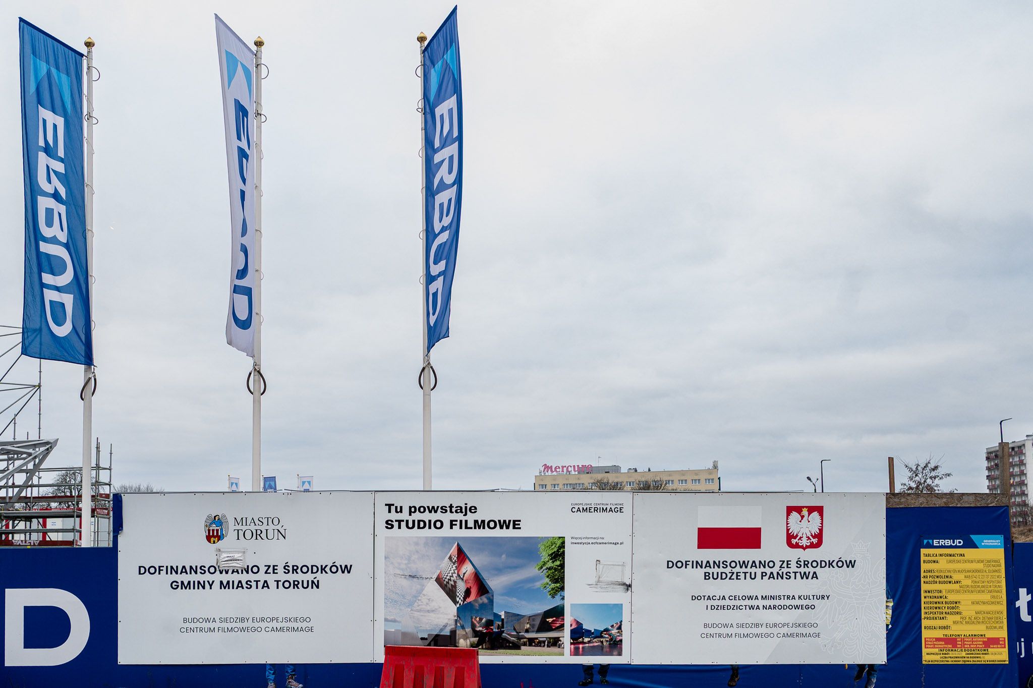 Na budowie Europejskiego Centrum Filmowego Camerimage
