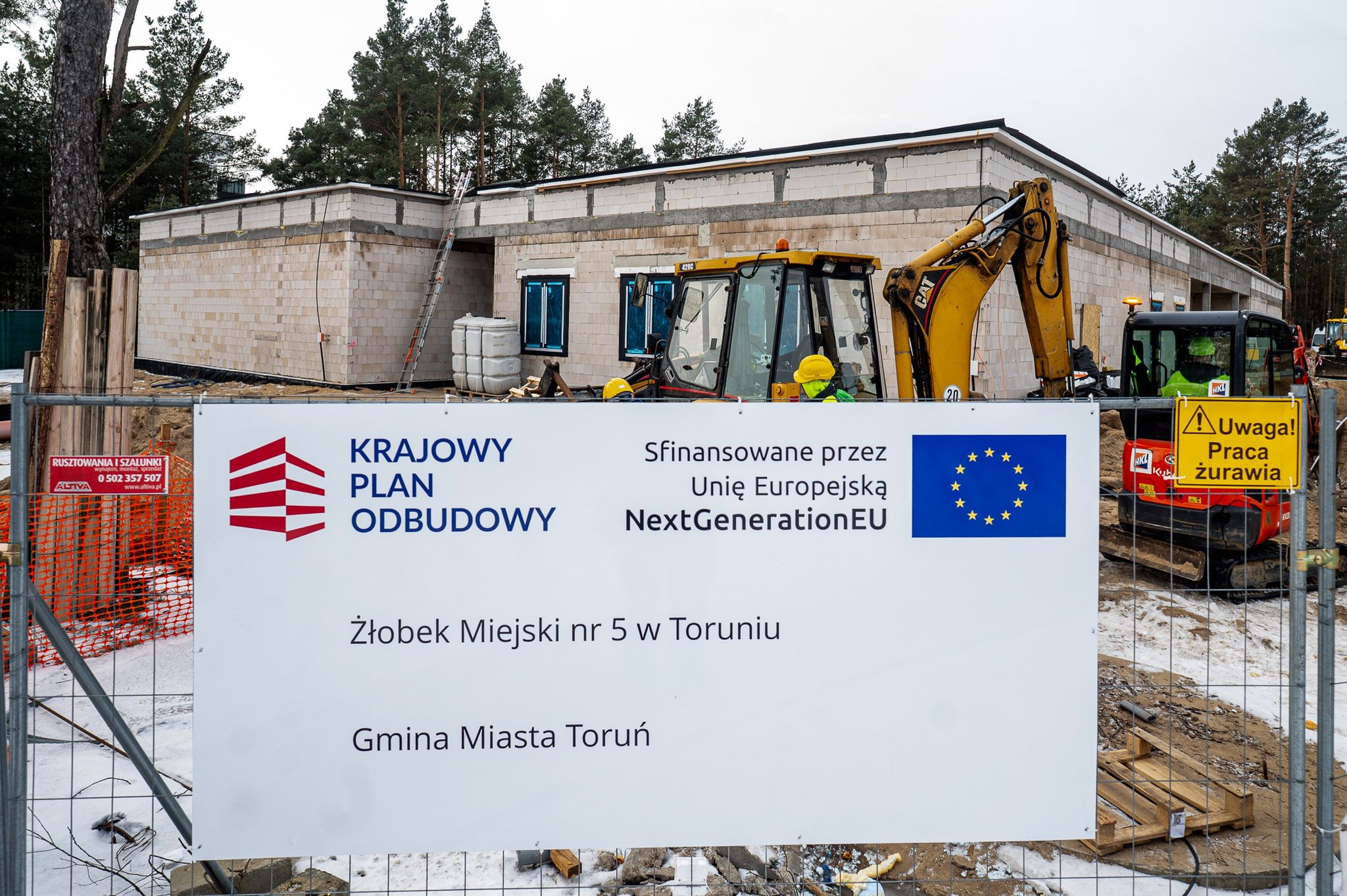 Budowa żłobka na Jarze