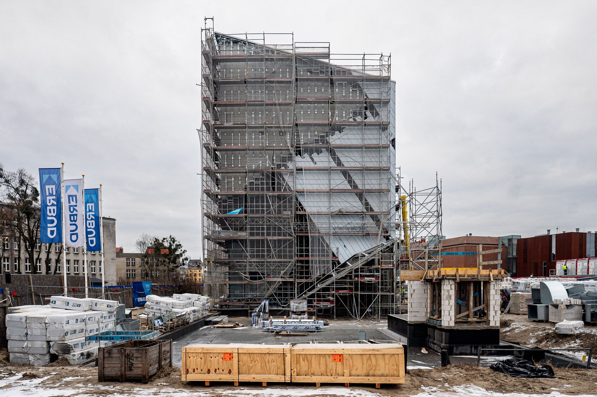 Na budowie Europejskiego Centrum Filmowego Camerimage