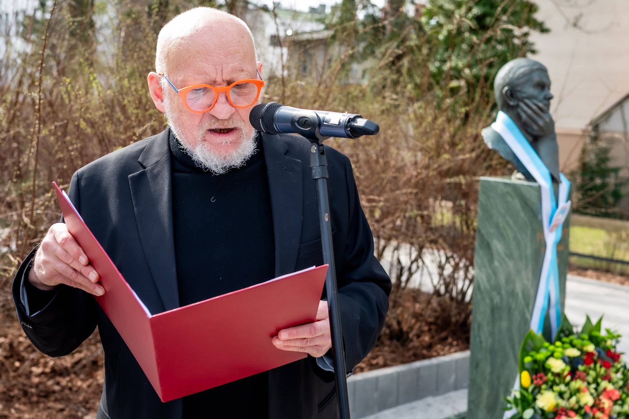 Osłonięcie Pomnika Zbigniewa Herberta