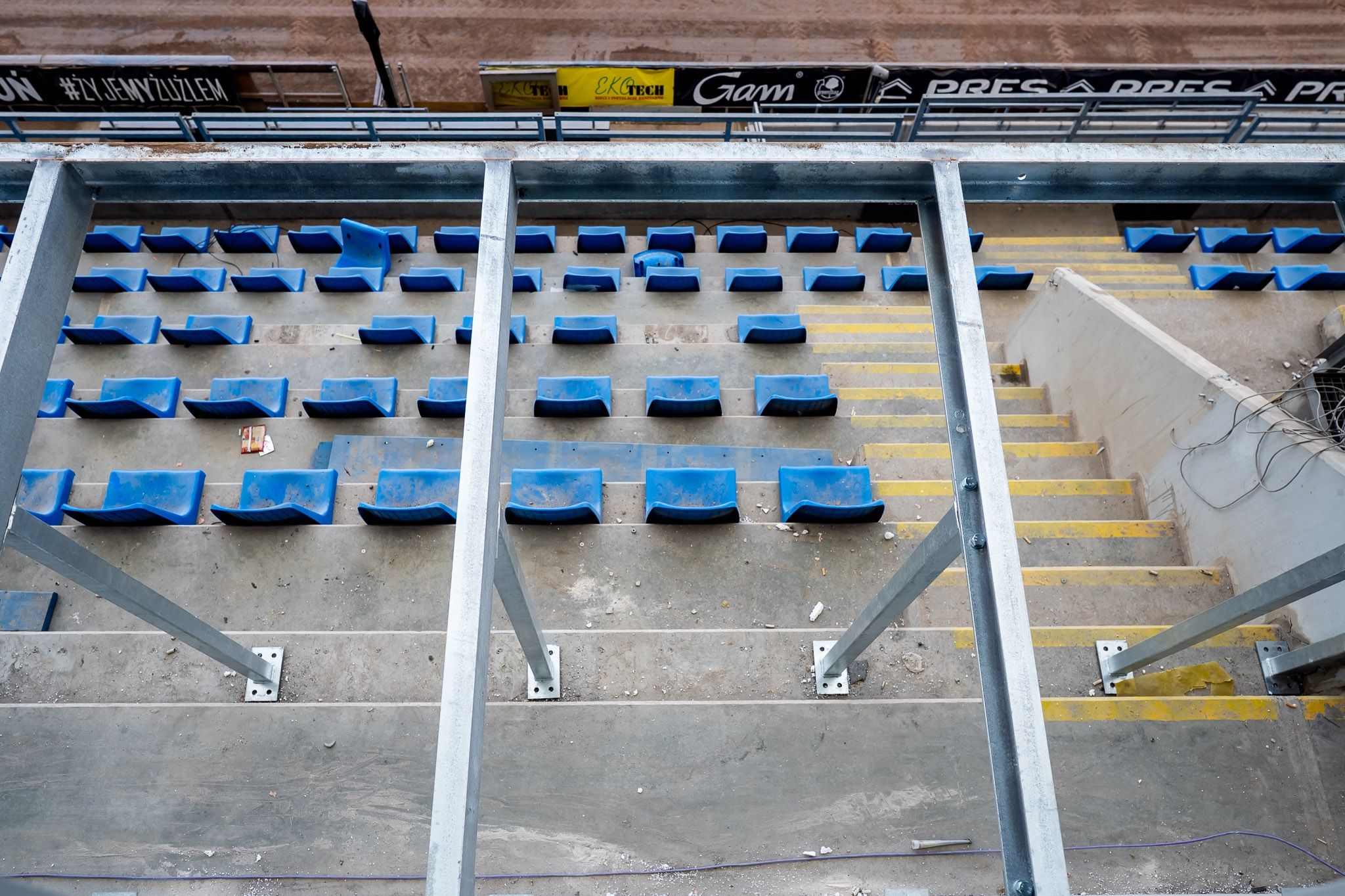 Przebudowa wieżyczki na Motoarenie