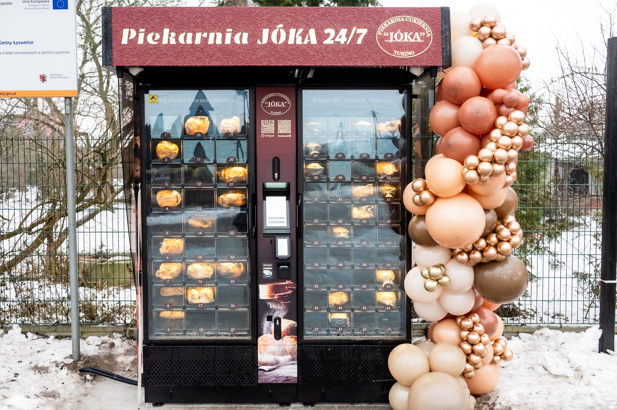 Chlebomat w Łysomicach