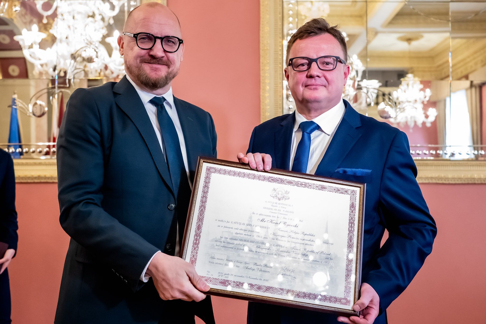 Otwarcie konsulatu Łotwy