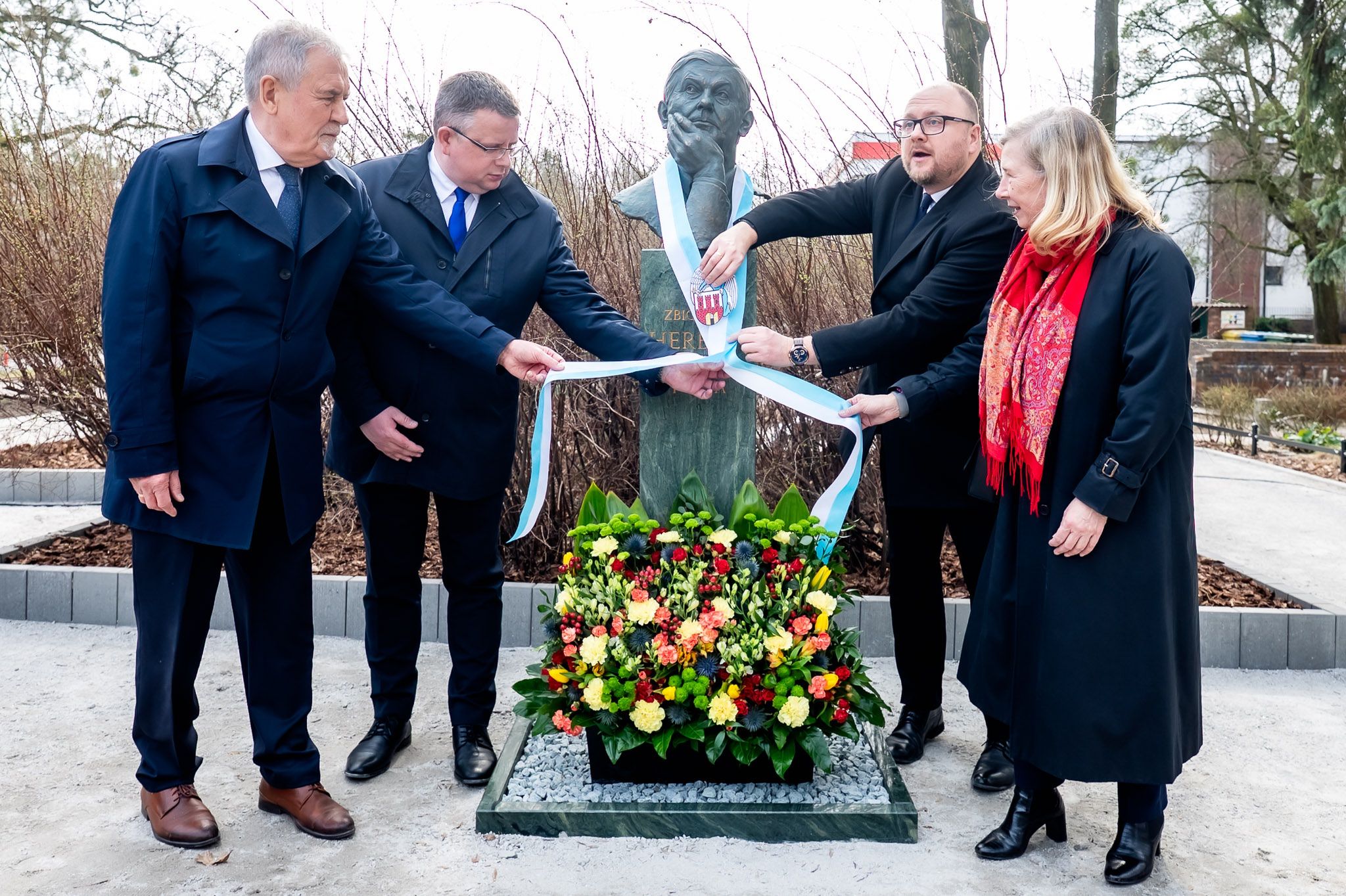 Odsłonięcie Pomnika Zbigniewa Herberta 