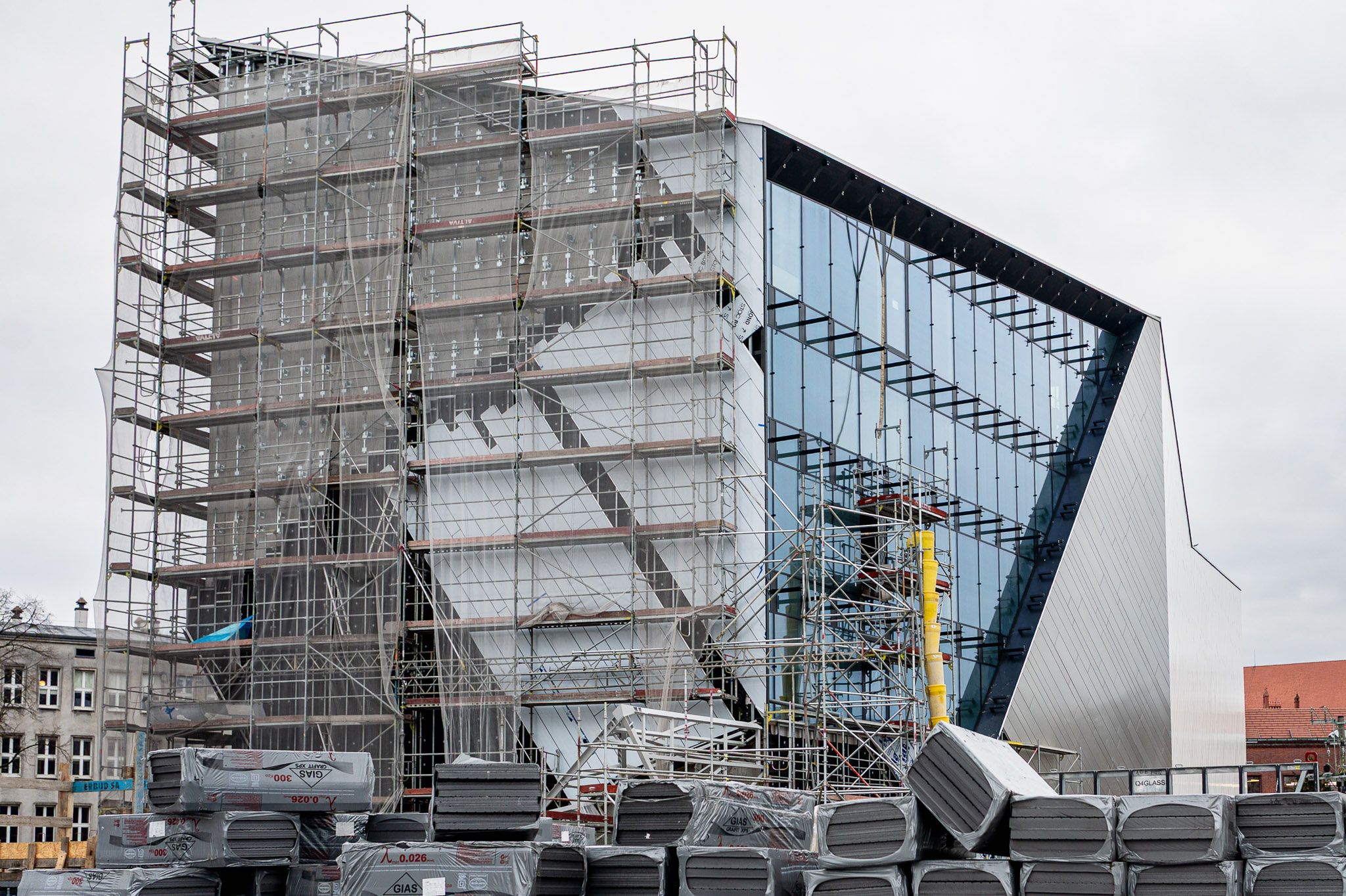 Na budowie Europejskiego Centrum Filmowego Camerimage