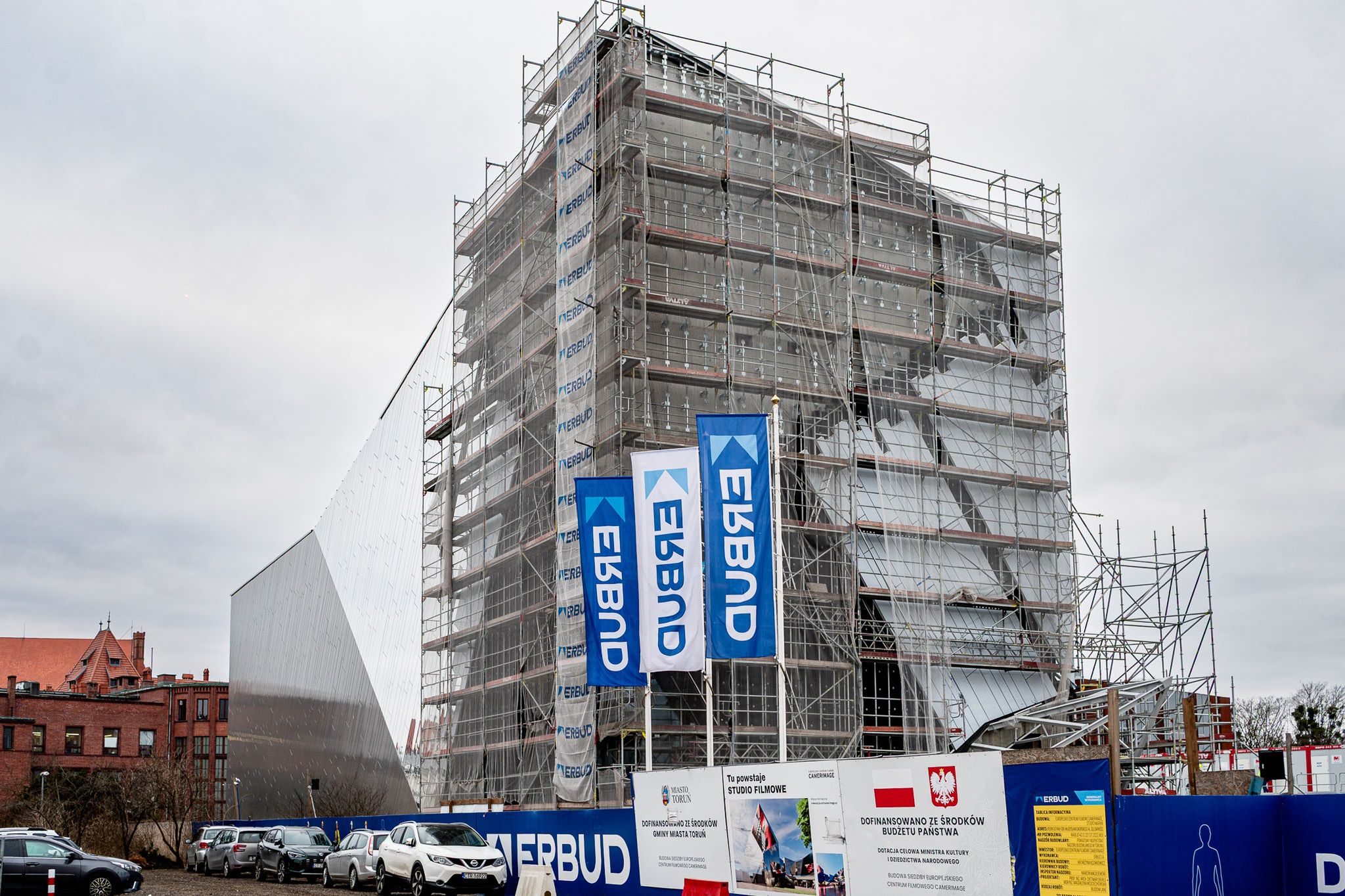 Na budowie Europejskiego Centrum Filmowego Camerimage