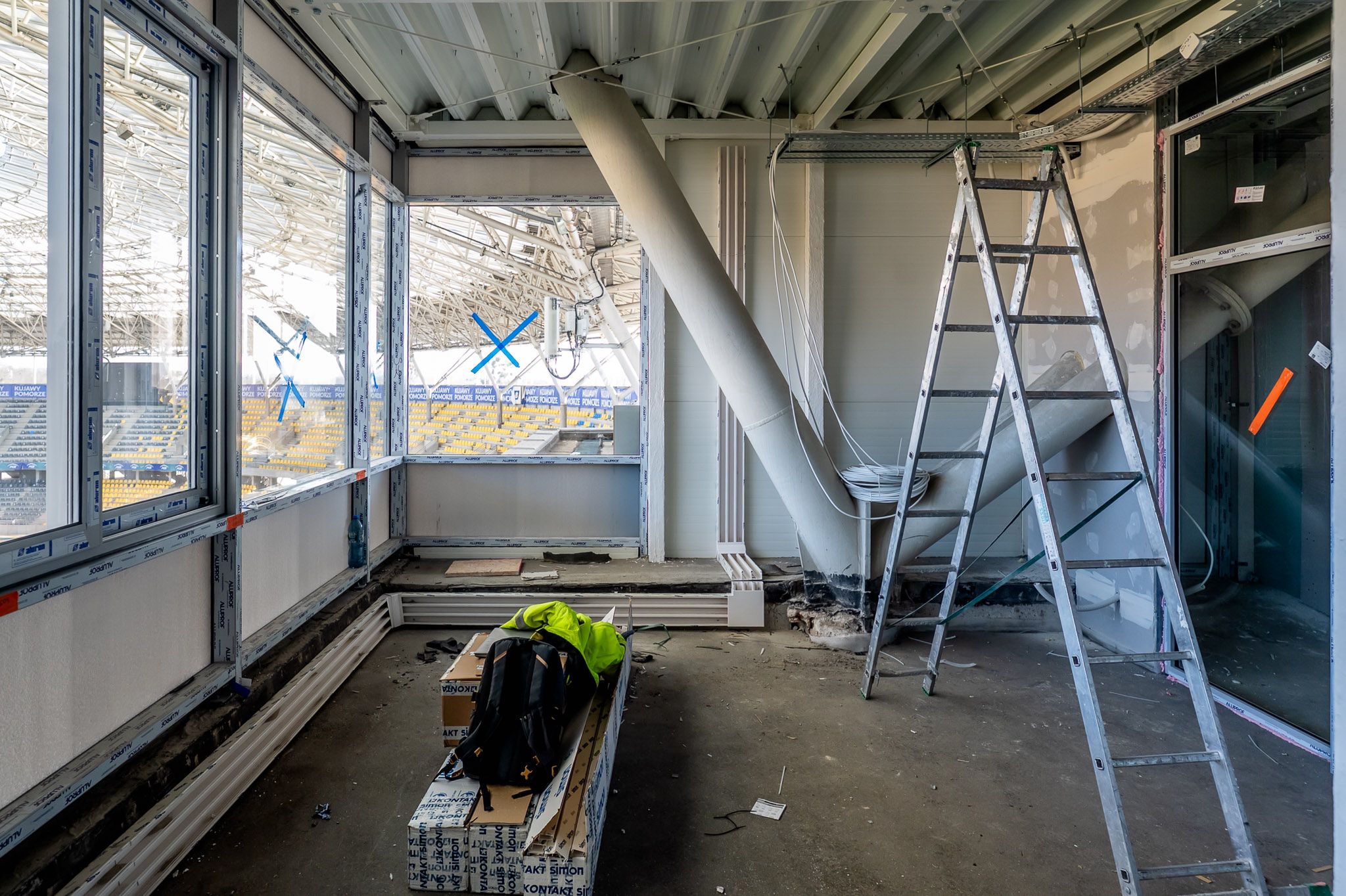 Przebudowa wieżyczki na Motoarenie