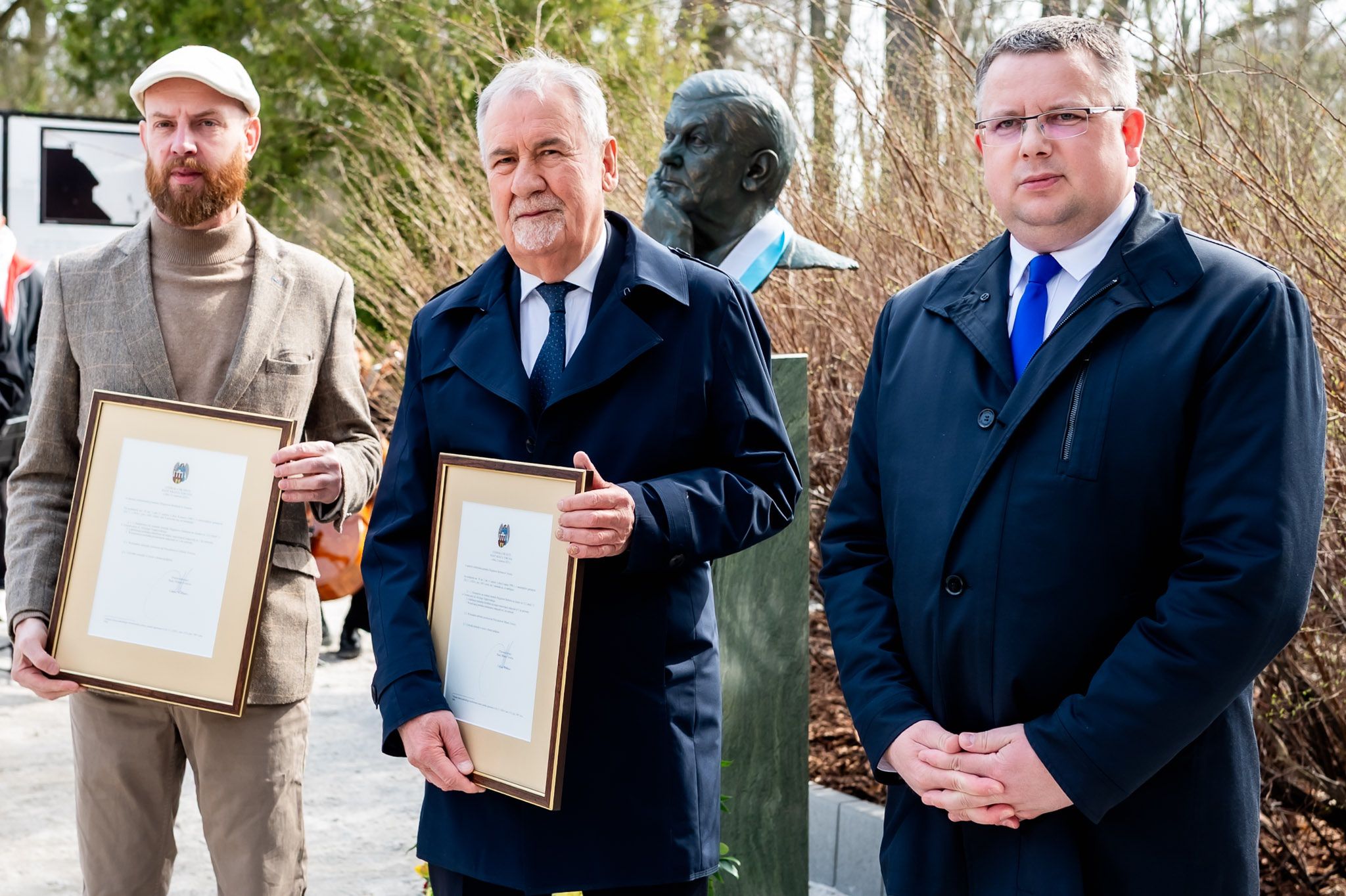 Odsłonięcie Pomnika Zbigniewa Herberta 