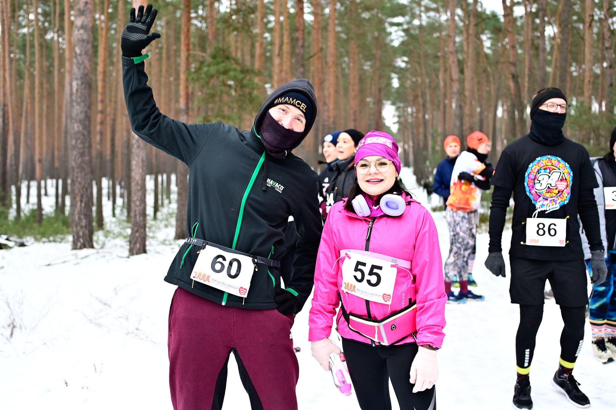 WOŚP w Złejwsi Wielkiej - bieg w Rozgartach