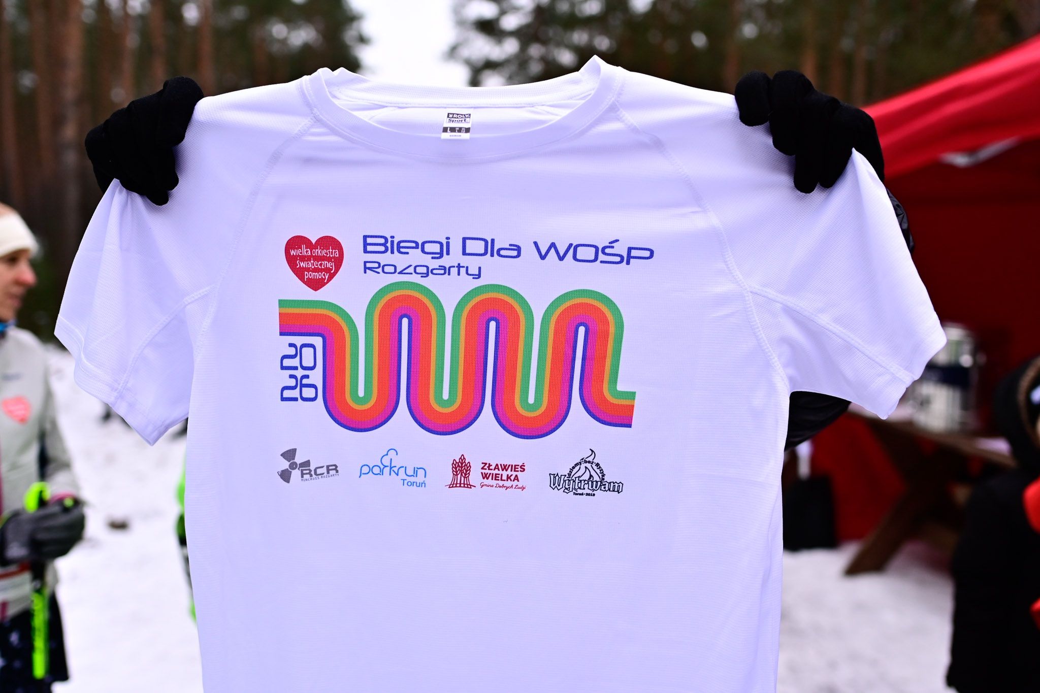 WOŚP w Złejwsi Wielkiej - bieg w Rozgartach