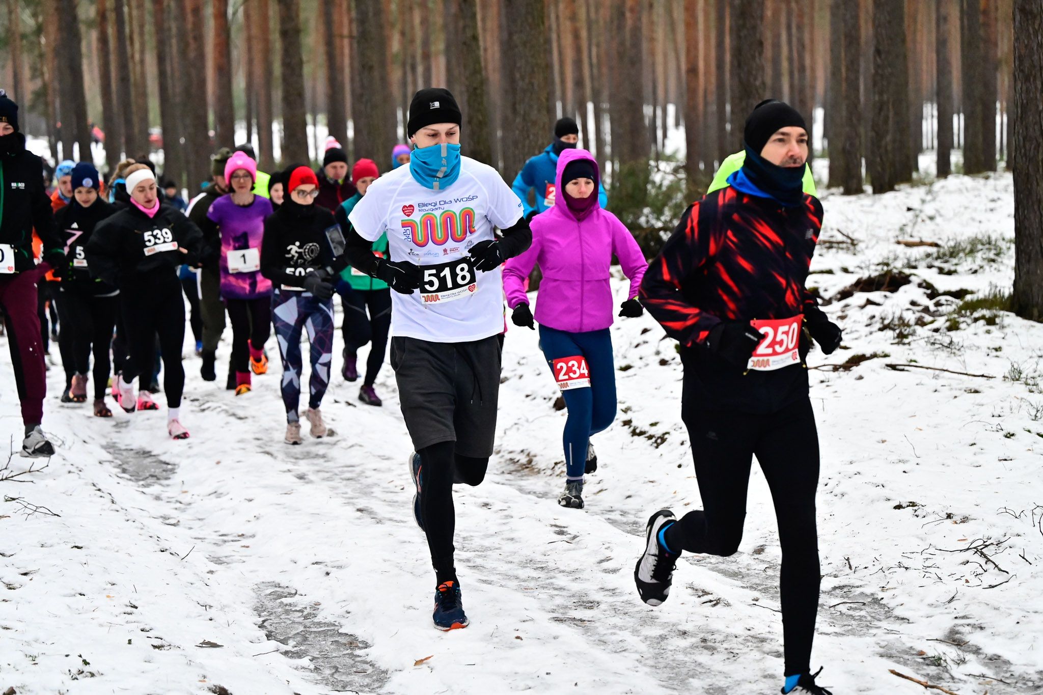 WOŚP-owy bieg w Rozgartach