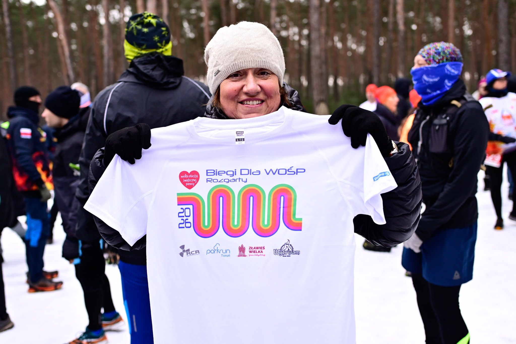 WOŚP w Złejwsi Wielkiej - bieg w Rozgartach