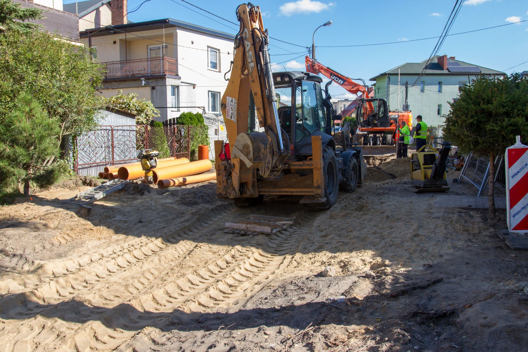 Prace na ul. Gronowej