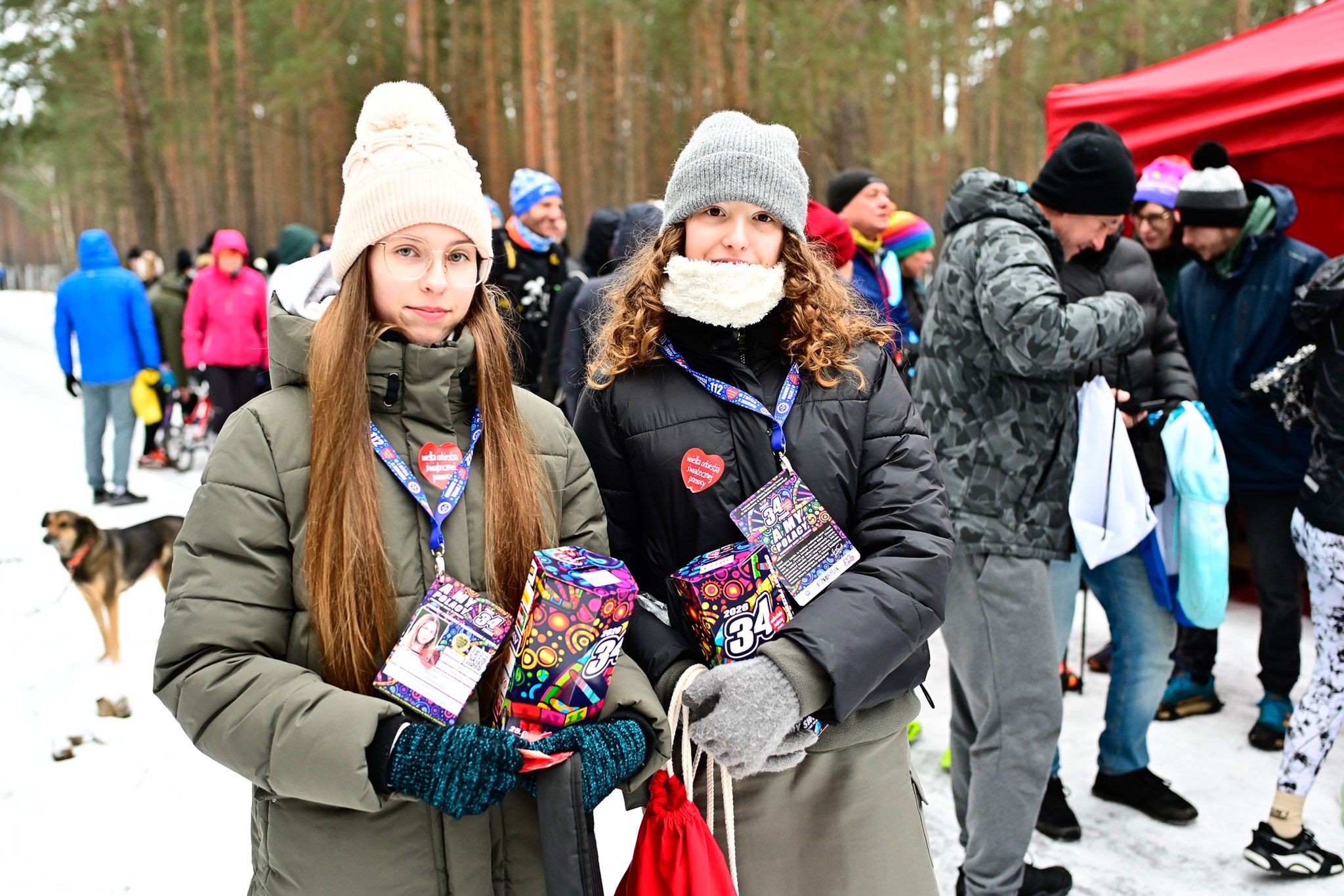 WOŚP w Złejwsi Wielkiej - bieg w Rozgartach