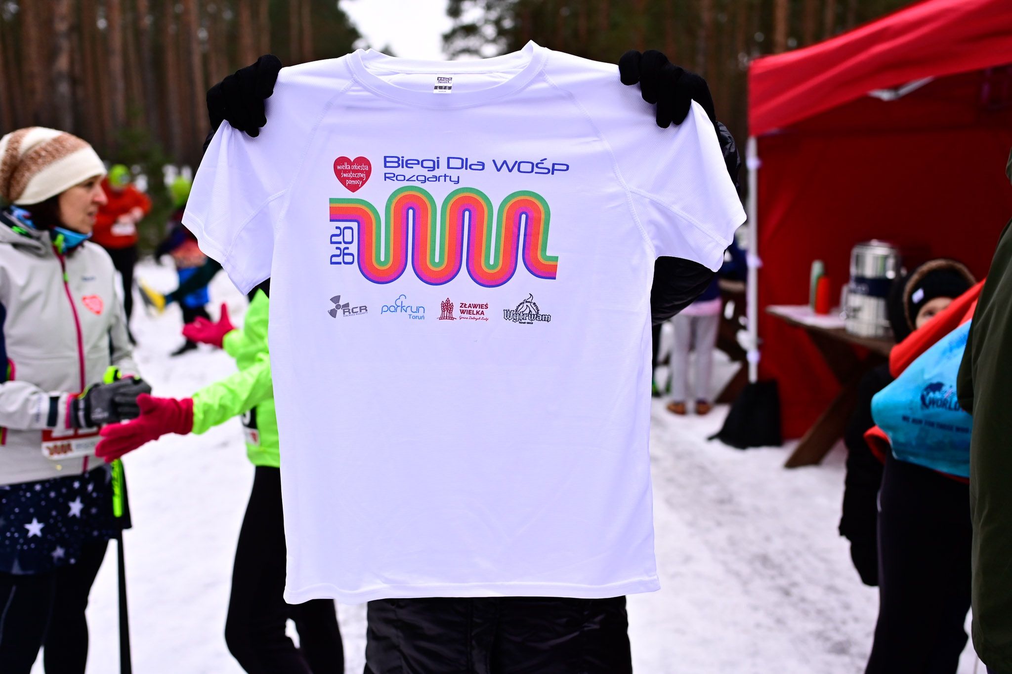 WOŚP w Złejwsi Wielkiej - bieg w Rozgartach