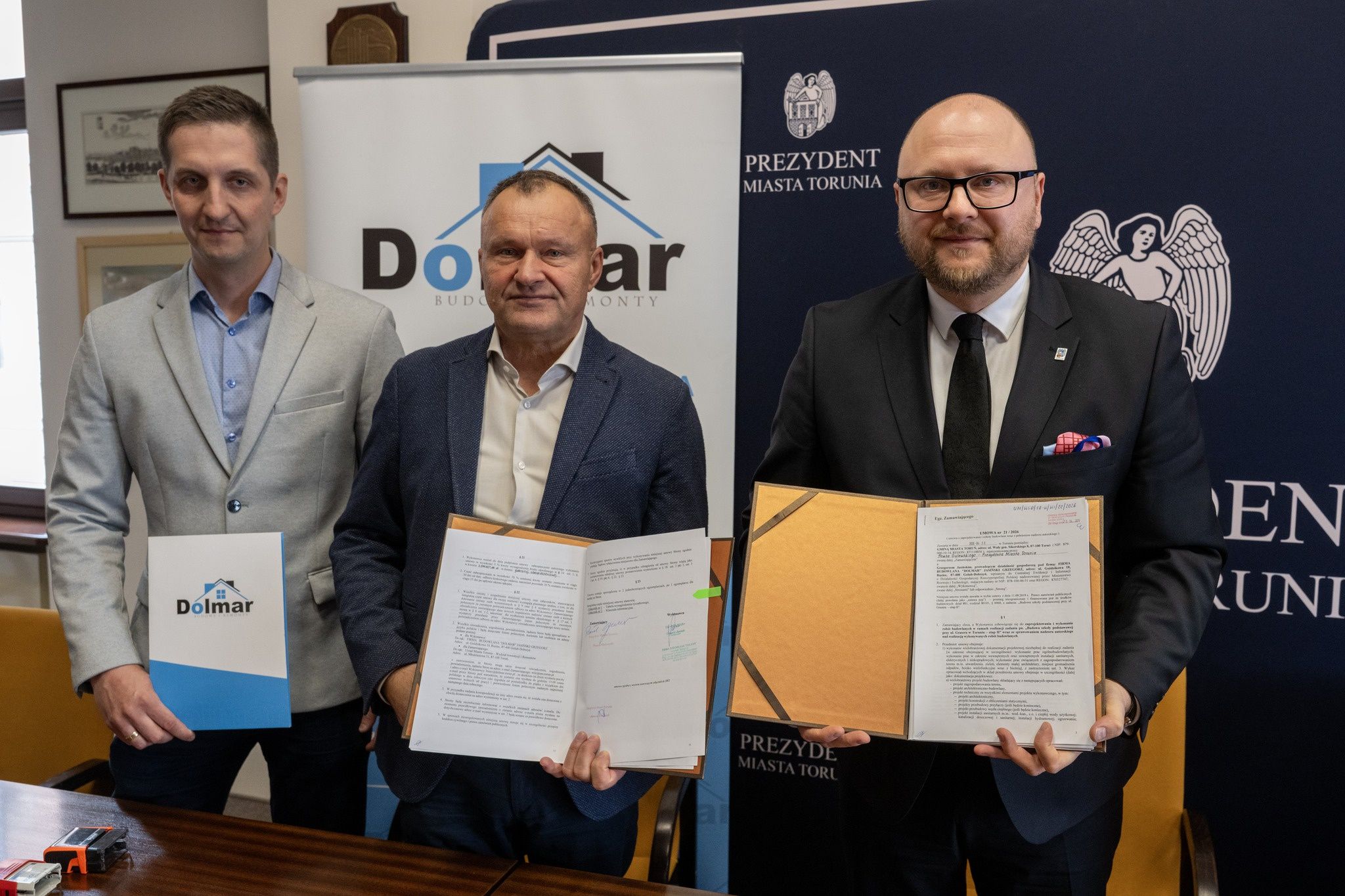 Podpisanie umowy na II etap rozbudowy szkoły 