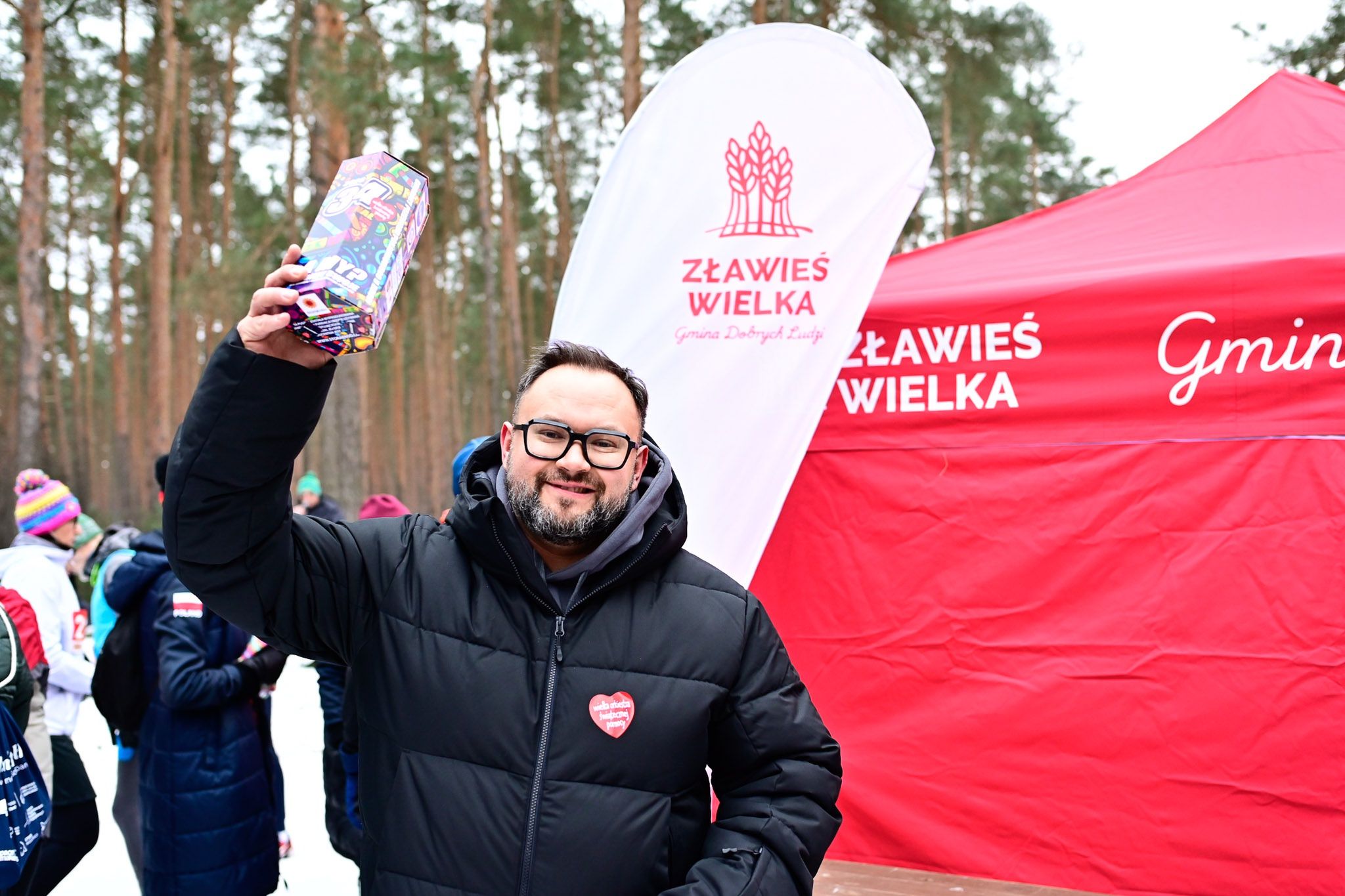 WOŚP w Złejwsi Wielkiej - bieg w Rozgartach