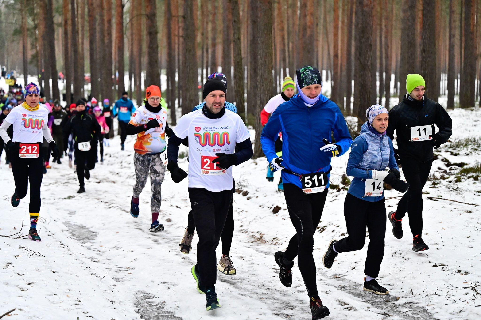 WOŚP-owy bieg w Rozgartach