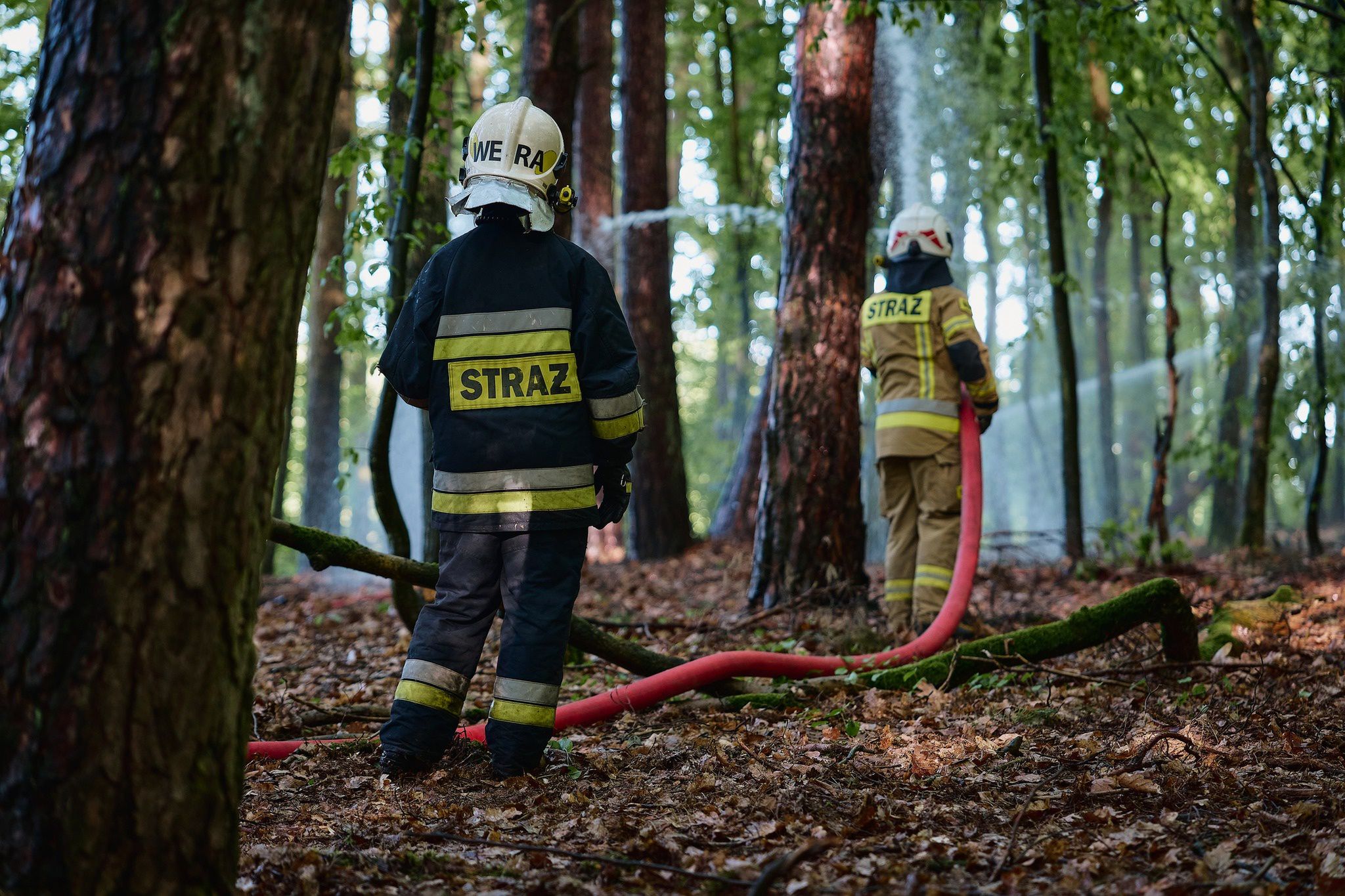 Ćwiczenia strażaków w Gminie Wyrzysk