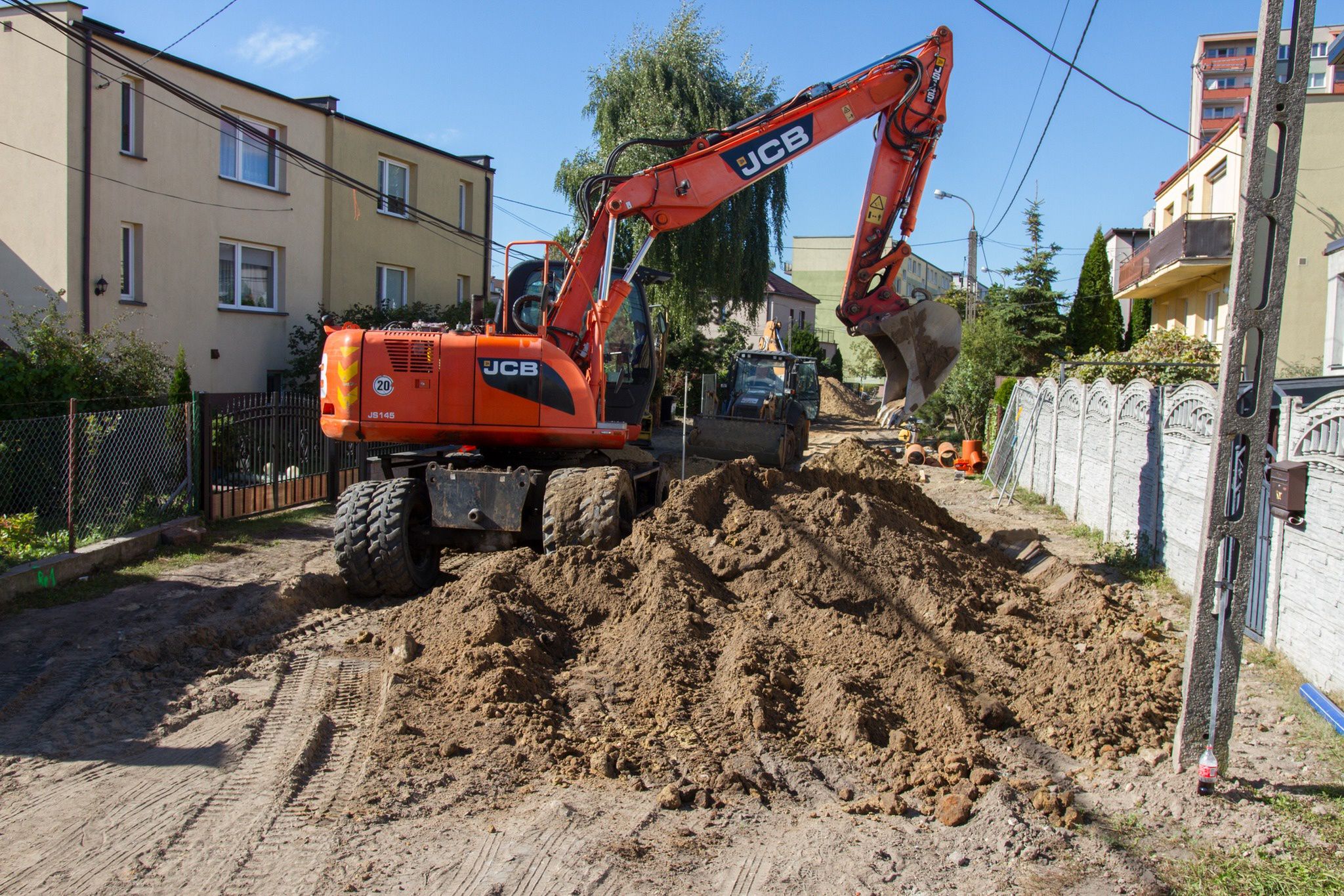 Prace na ul. Gronowej