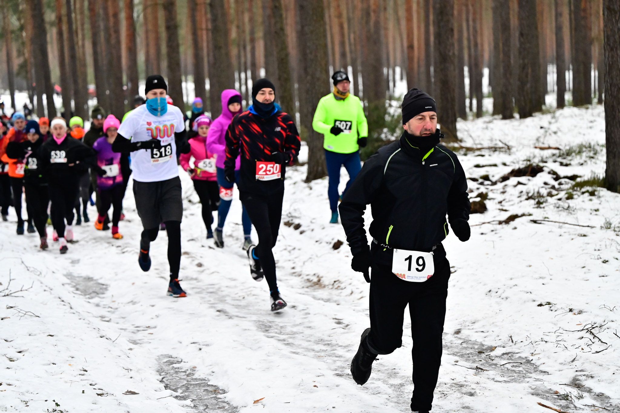 WOŚP-owy bieg w Rozgartach