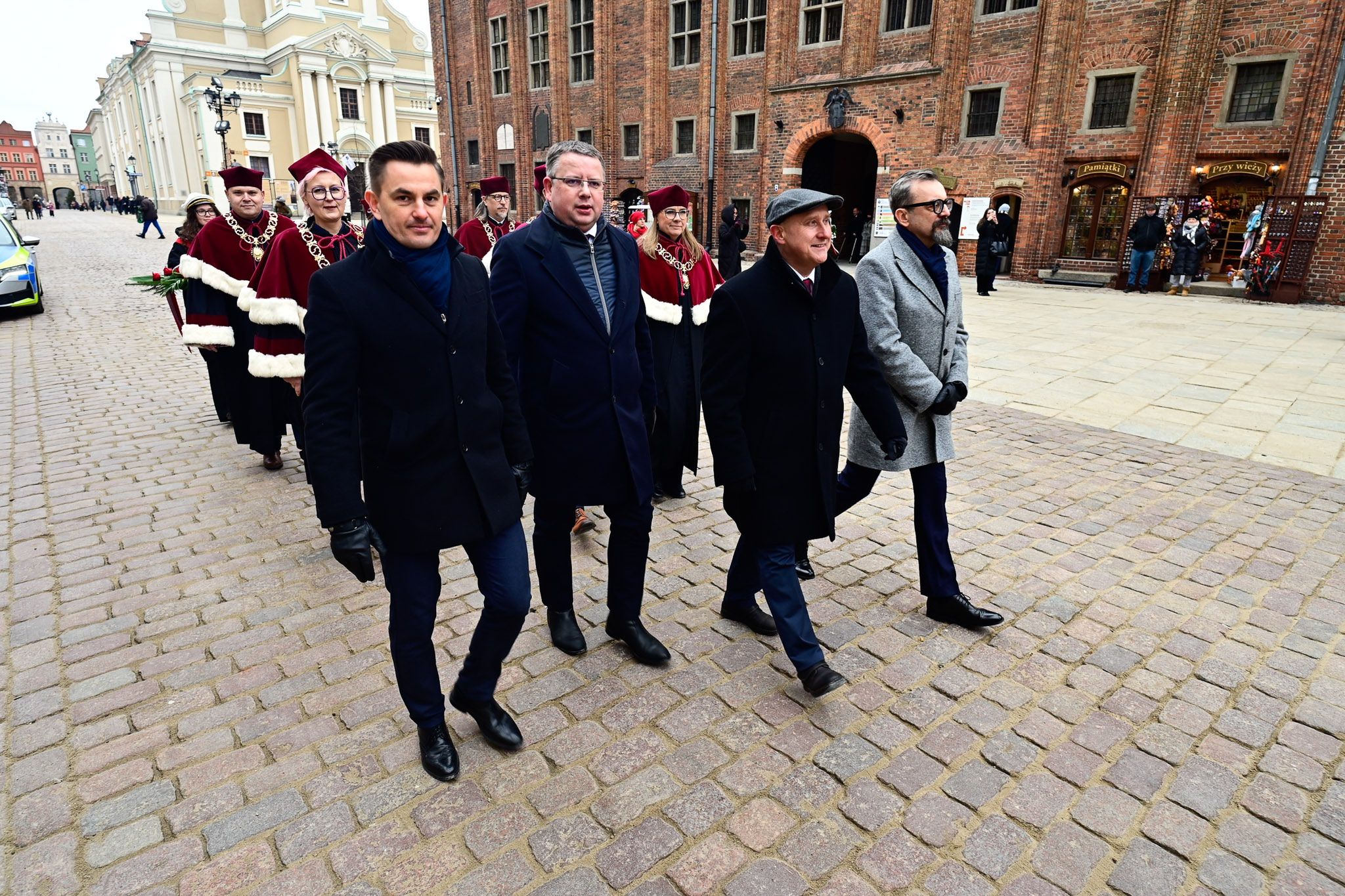 Uroczystości pod pomnikiem Kopernika