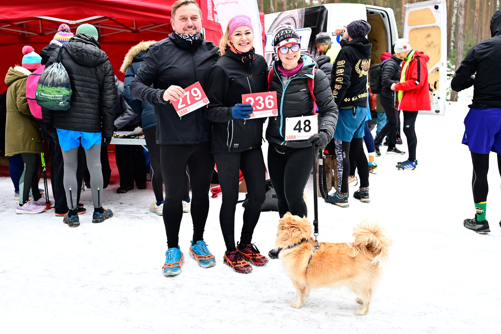 WOŚP w Złejwsi Wielkiej - bieg w Rozgartach