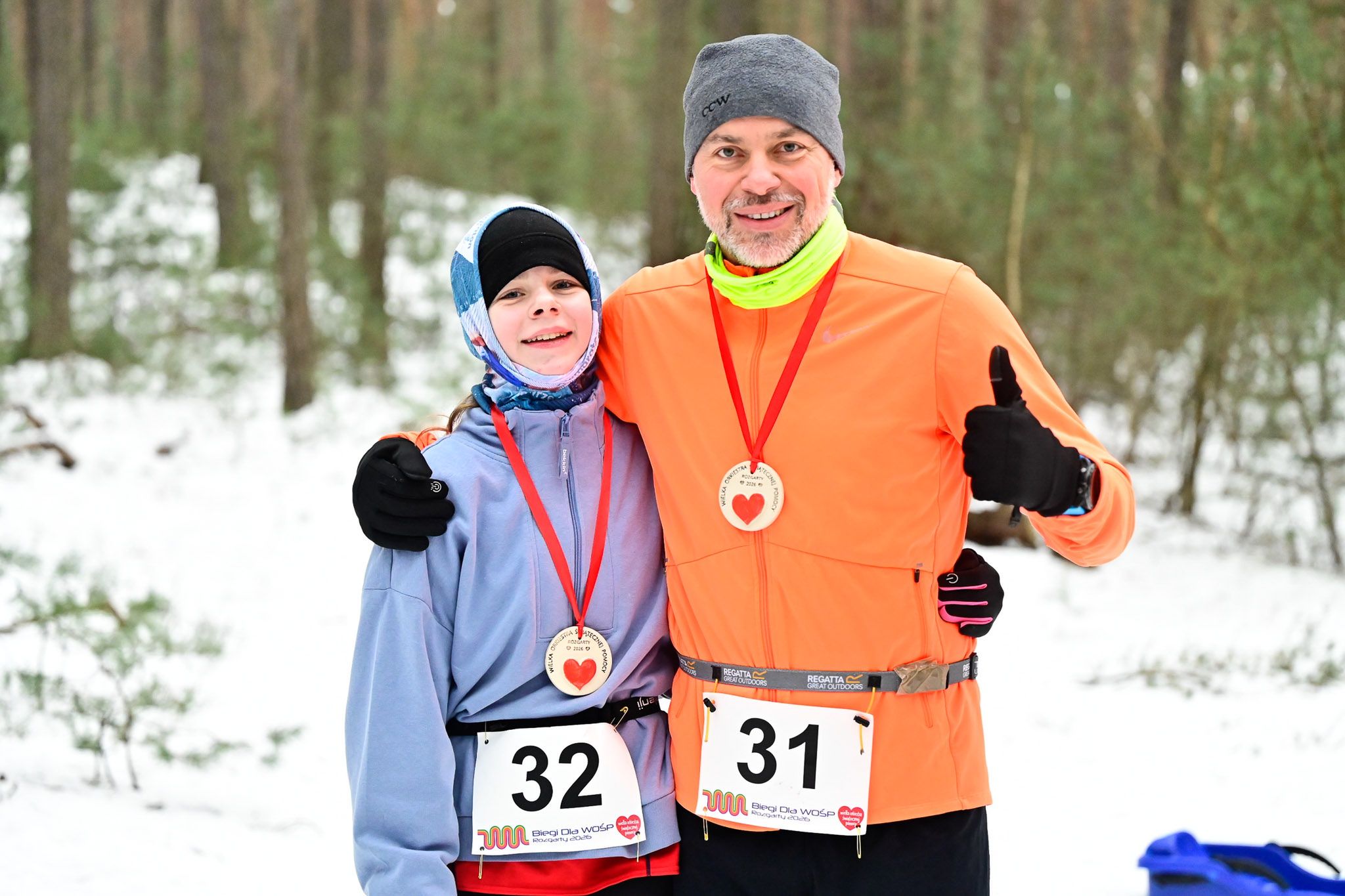 WOŚP-owy bieg w Rozgartach