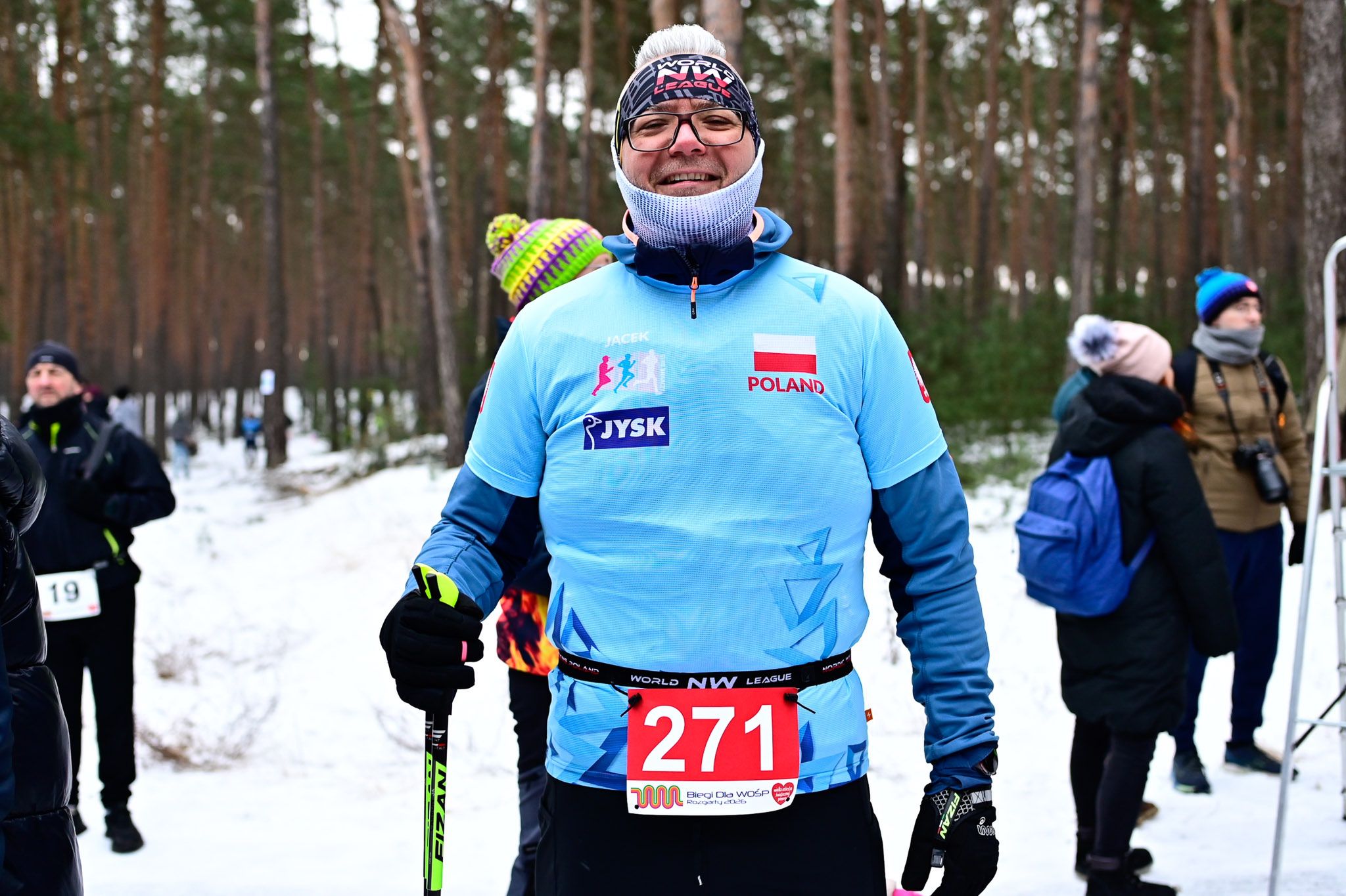 WOŚP w Złejwsi Wielkiej - bieg w Rozgartach