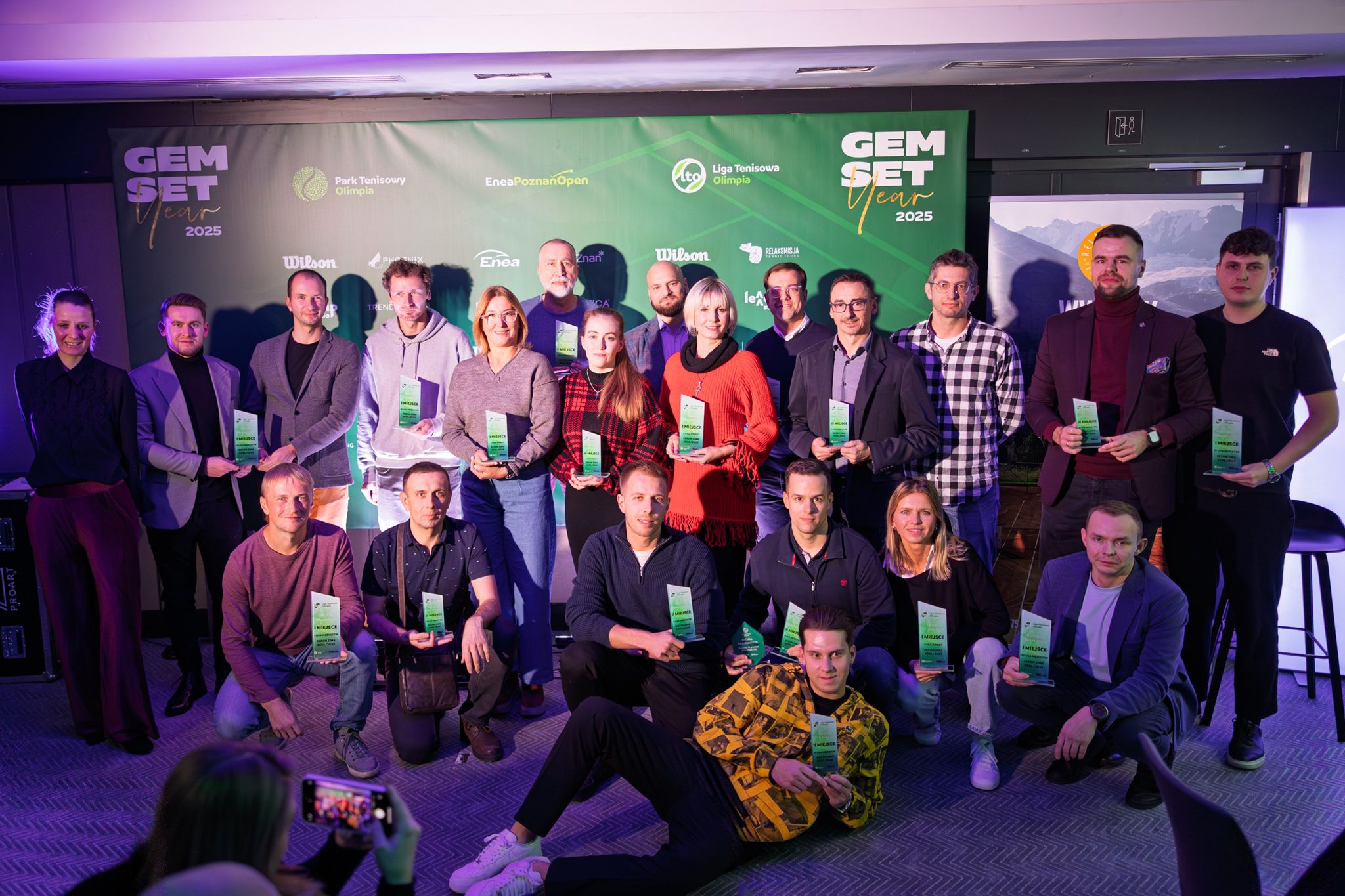 Laureaci zimowej edycji LIGI TENISOWEJ OLIMPIA