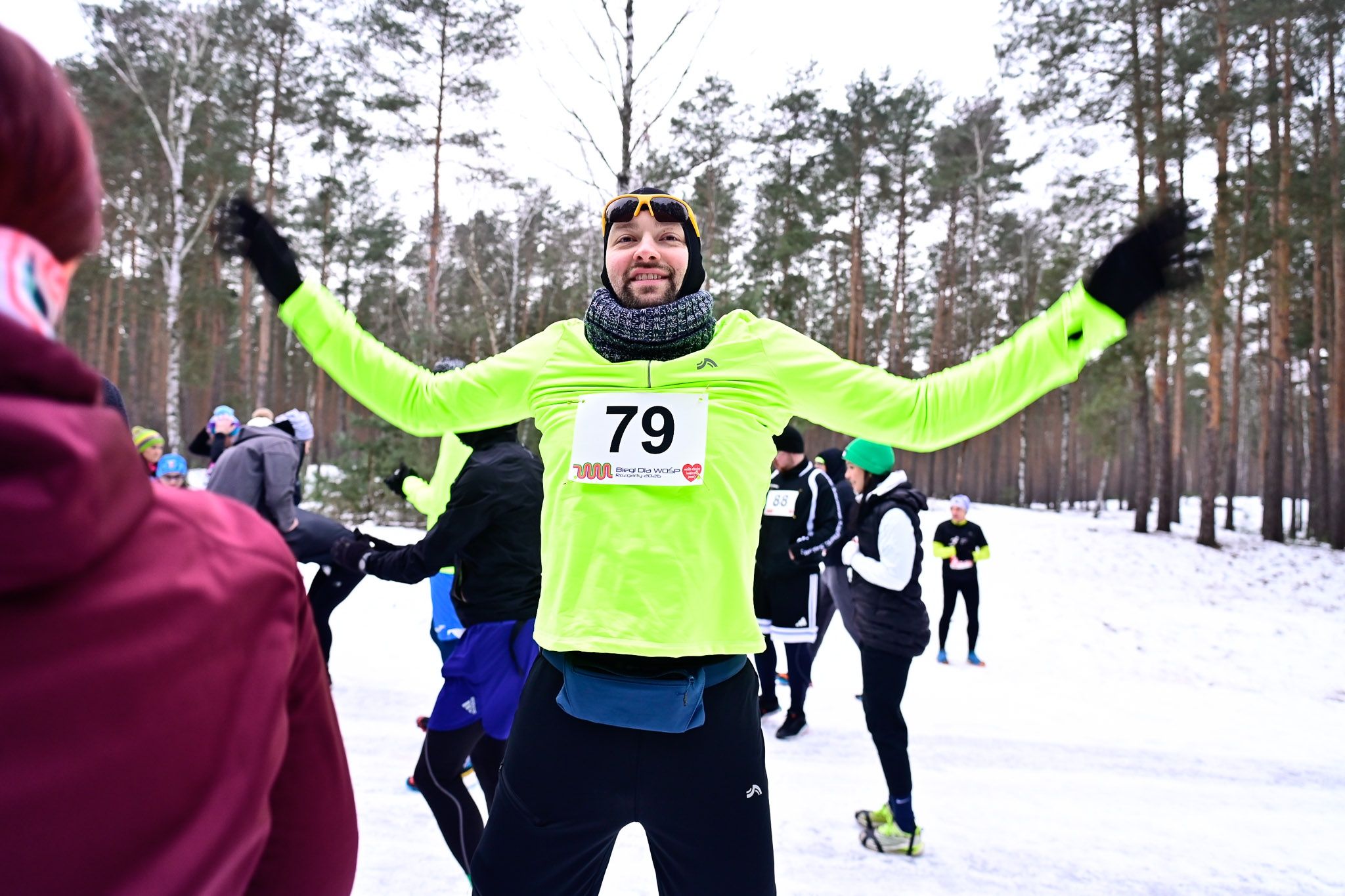 WOŚP w Złejwsi Wielkiej - bieg w Rozgartach